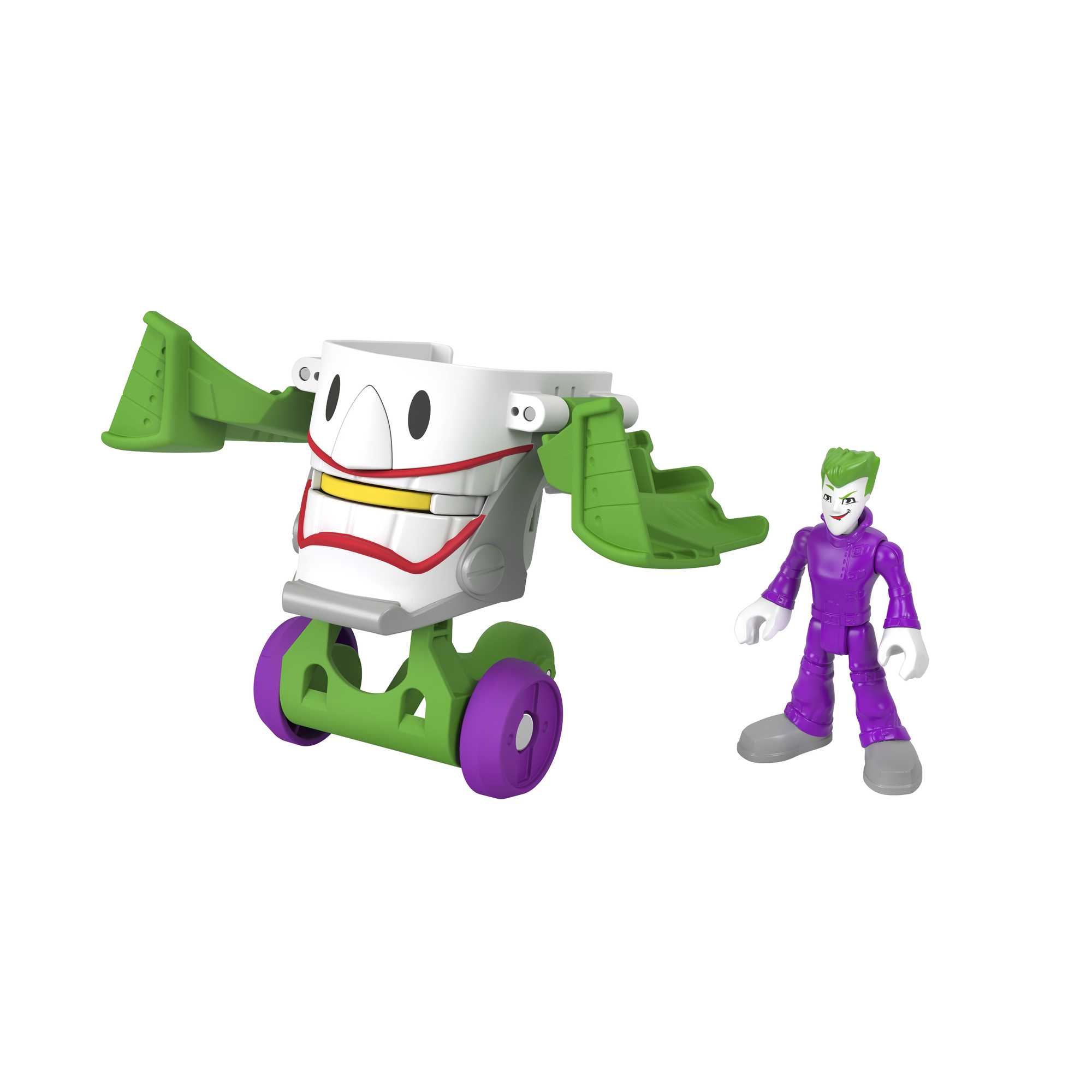 Imaginext Dc Super Friends Head Shifters Assortimento Set Con Personaggio E Veicolo - Image 4