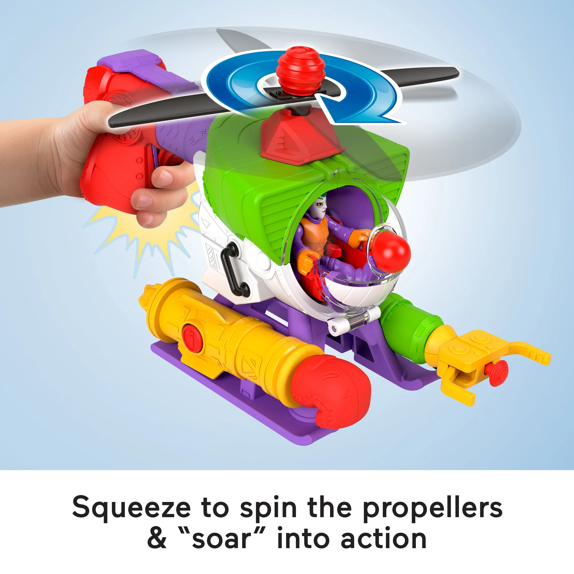 Imaginext DC Super Friends The Joker Robo Copter - Image 4
