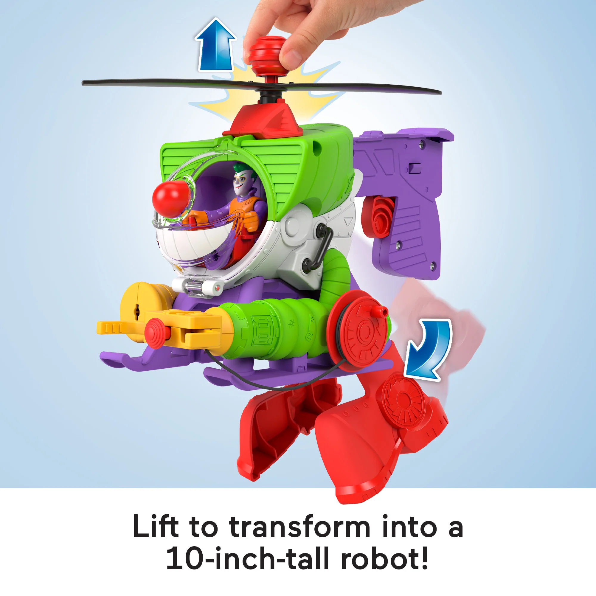 Imaginext DC Super Friends The Joker Robo Copter - Image 5