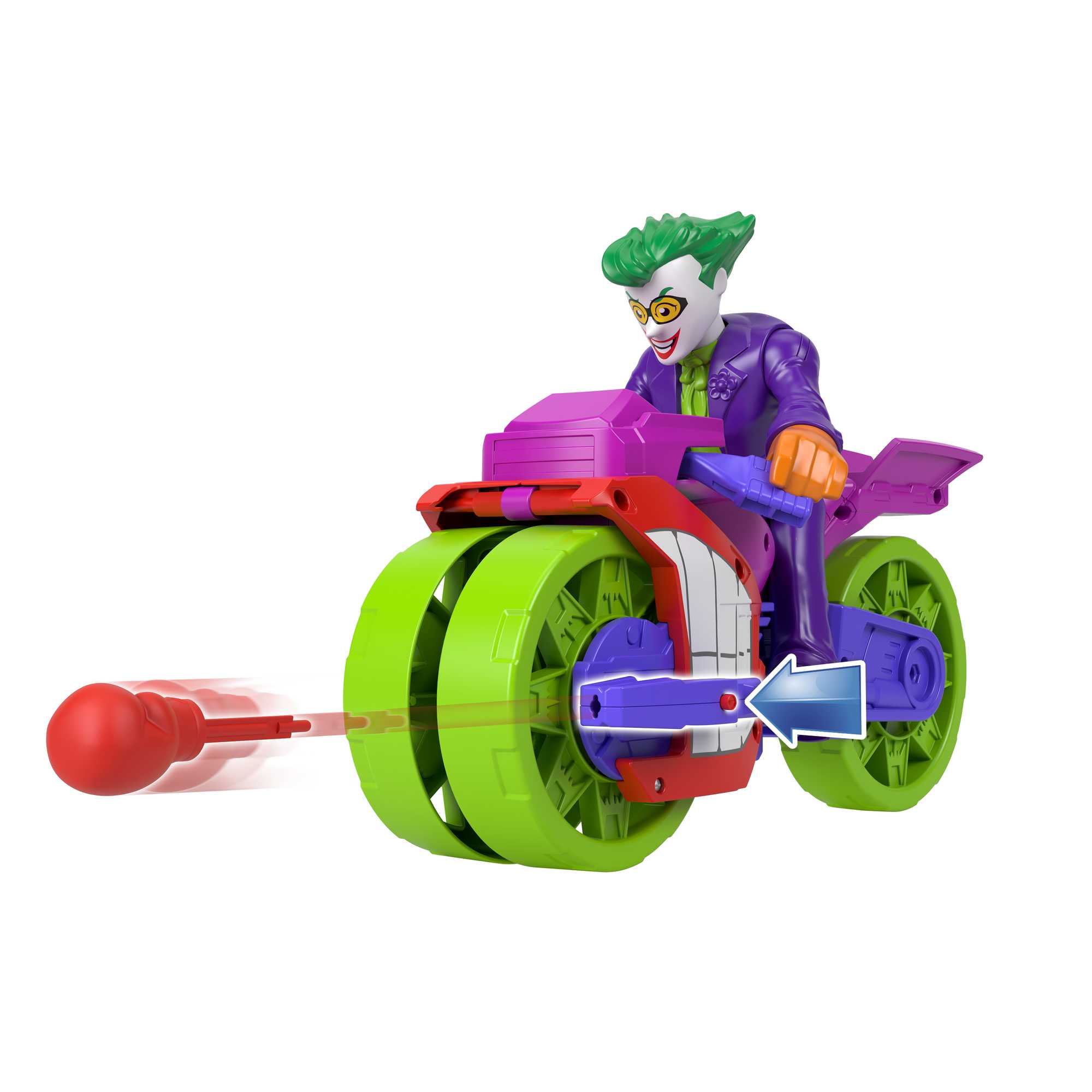 Imaginext DC Super Friends The Joker XL & Laff Cycle - Image 4