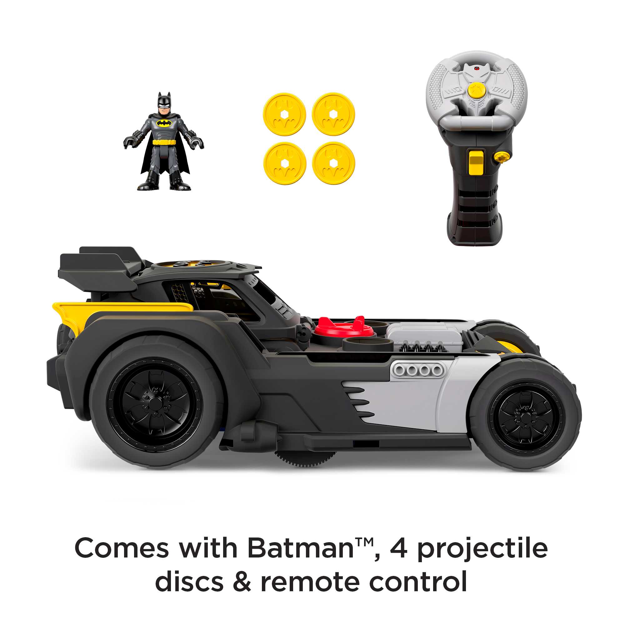 Imaginext DC Super Friends Transforming Batmobile R/C - Image 5