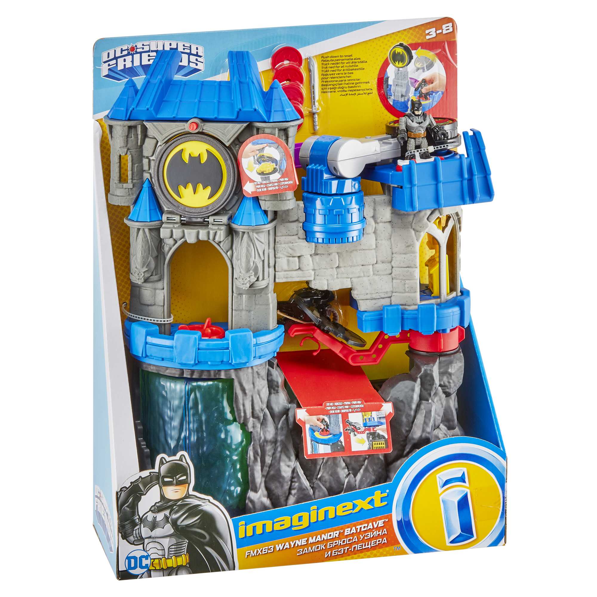 Imaginext Dc Super Friends Wayne Manor Batcave - Image 6