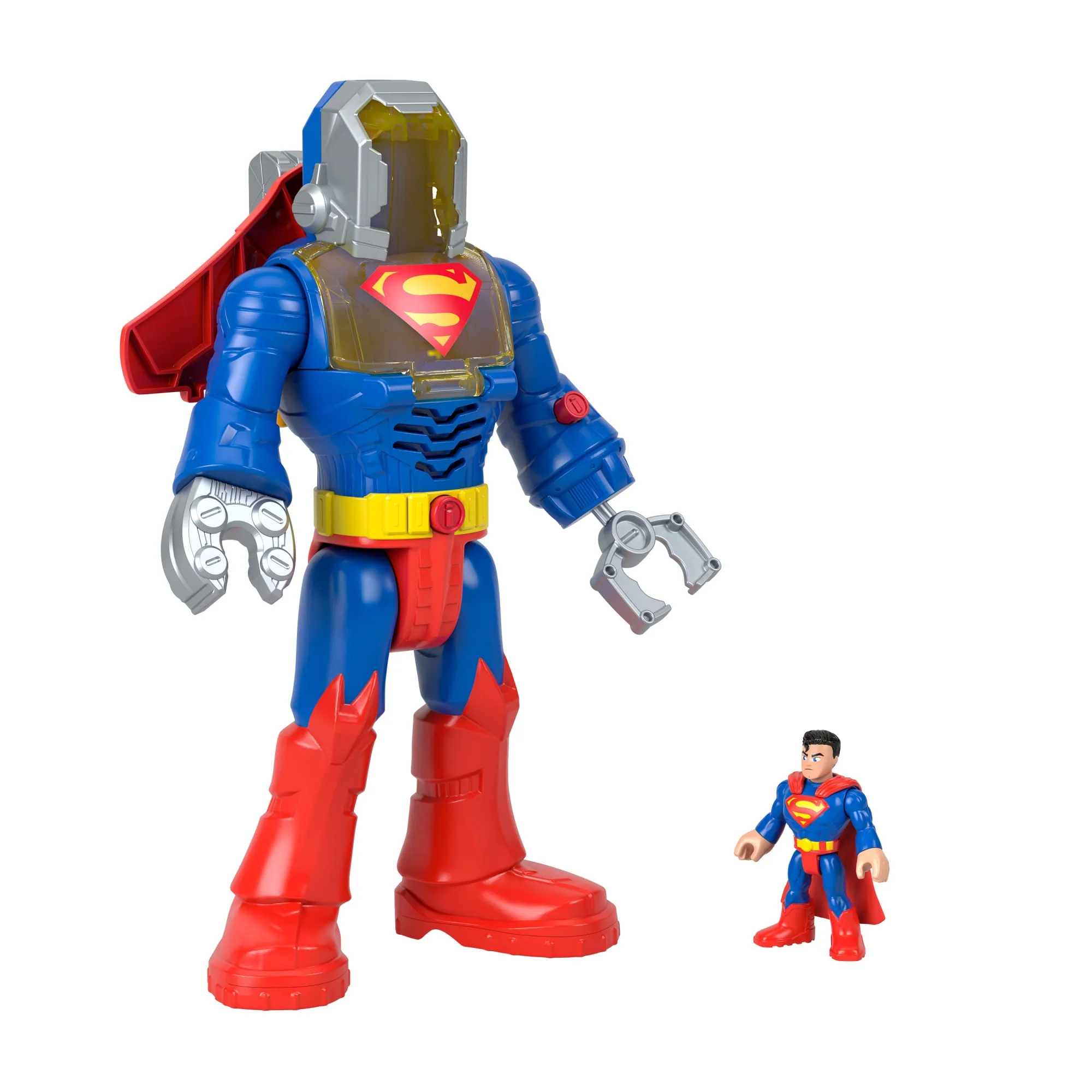Imaginext DC Supervrienden Superman Insider En Exopak, Robot Met Licht En Geluid, 6 Onderdelen - Image 6