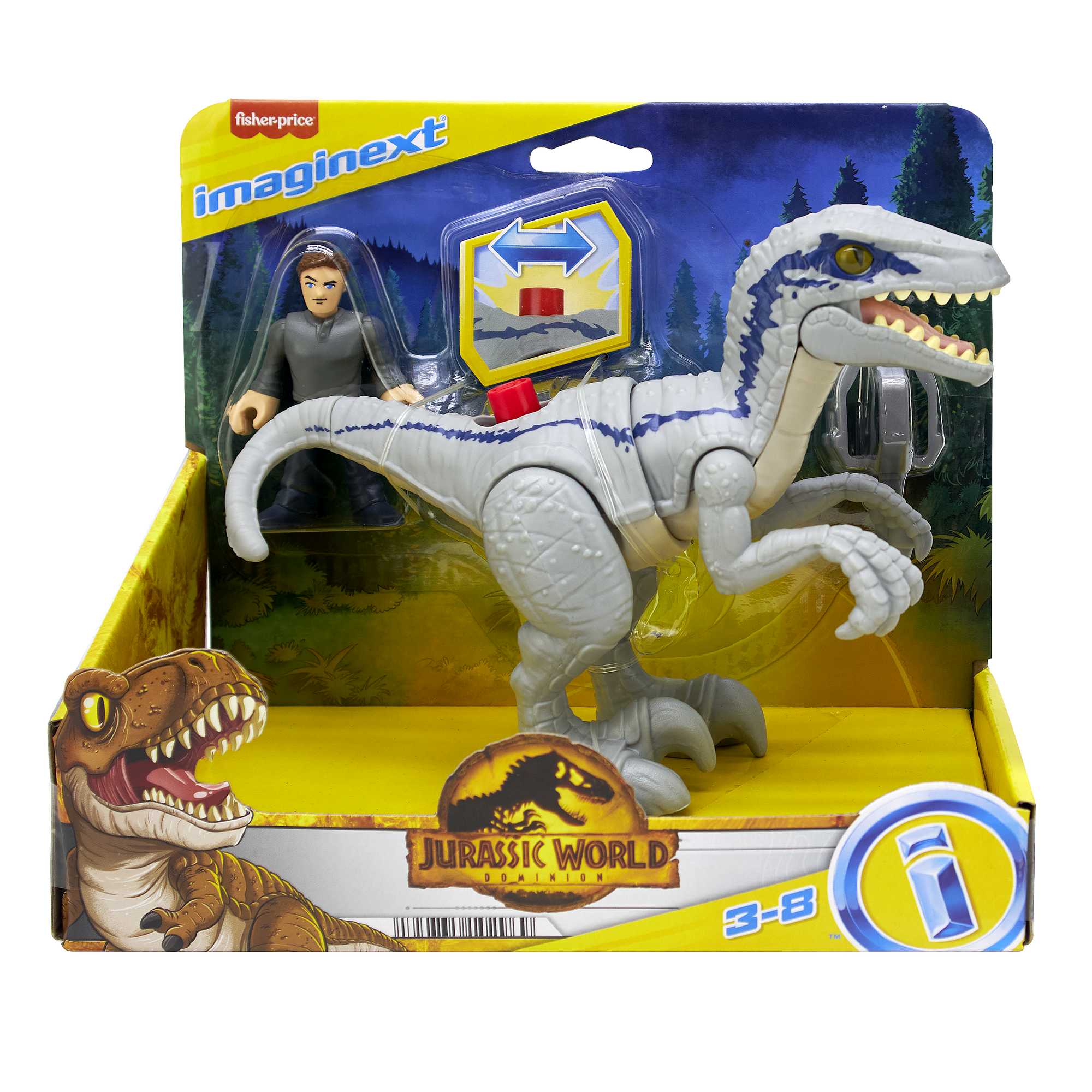 Imaginext Jurassic World Breakout 'Blue' - Image 6