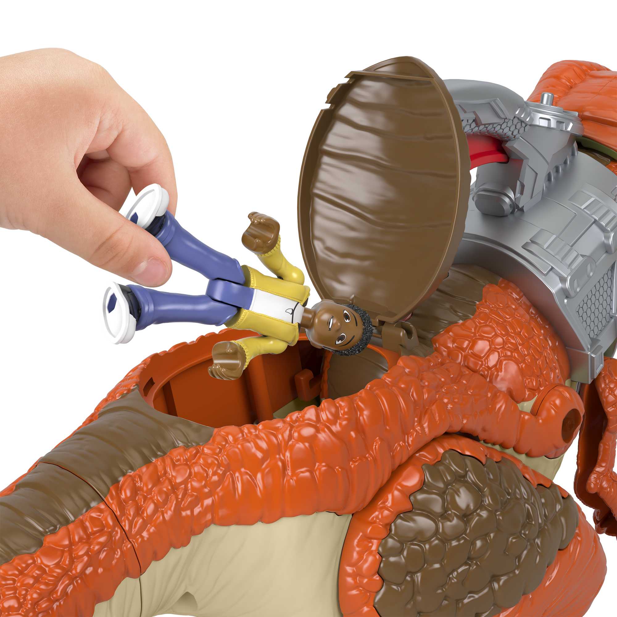 Imaginext  Jurassic World Camp Cretaceous Mega Mouth T.Rex Vs. Thrashing Indominus Rex - Image 3