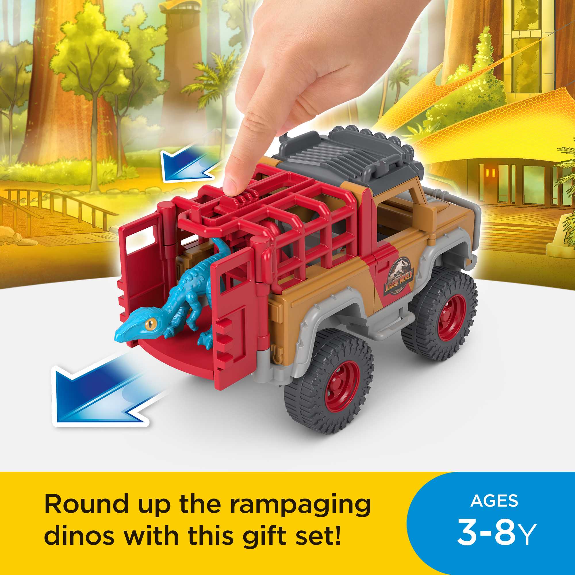 Imaginext Jurassic World Camp Cretaceous Runaway Dinos - Image 2