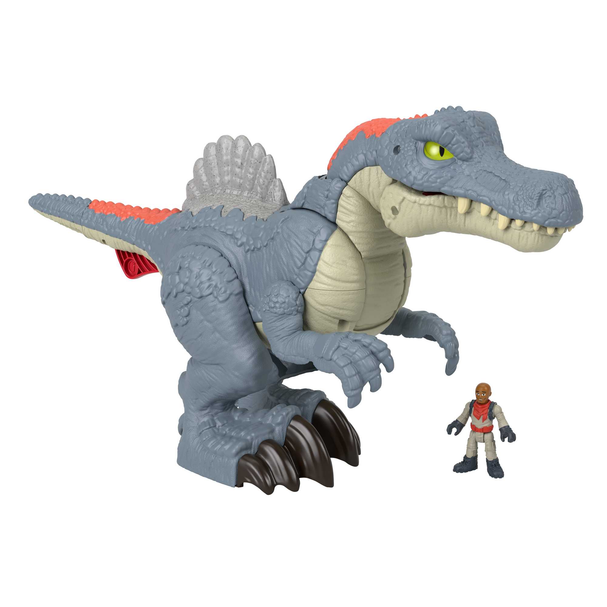 Imaginext - Jurassic World - Coffret Spinosaurus Mega Mouvement - Figurines Pour Enfants - 3 Ans Et +