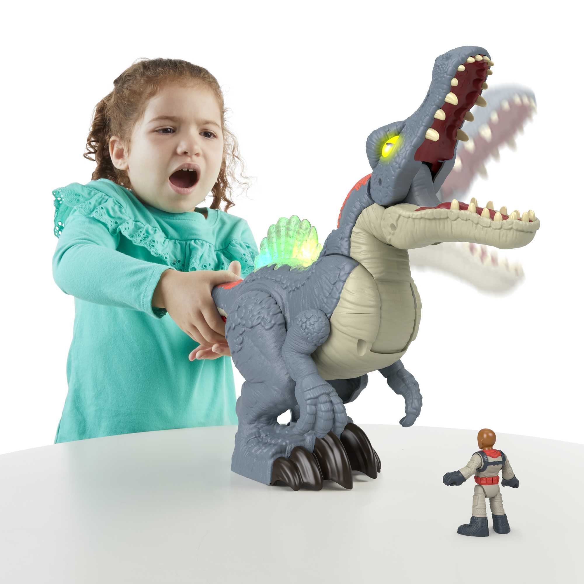 Imaginext - Jurassic World - Coffret Spinosaurus Mega Mouvement - Figurines Pour Enfants - 3 Ans Et + - Image 2