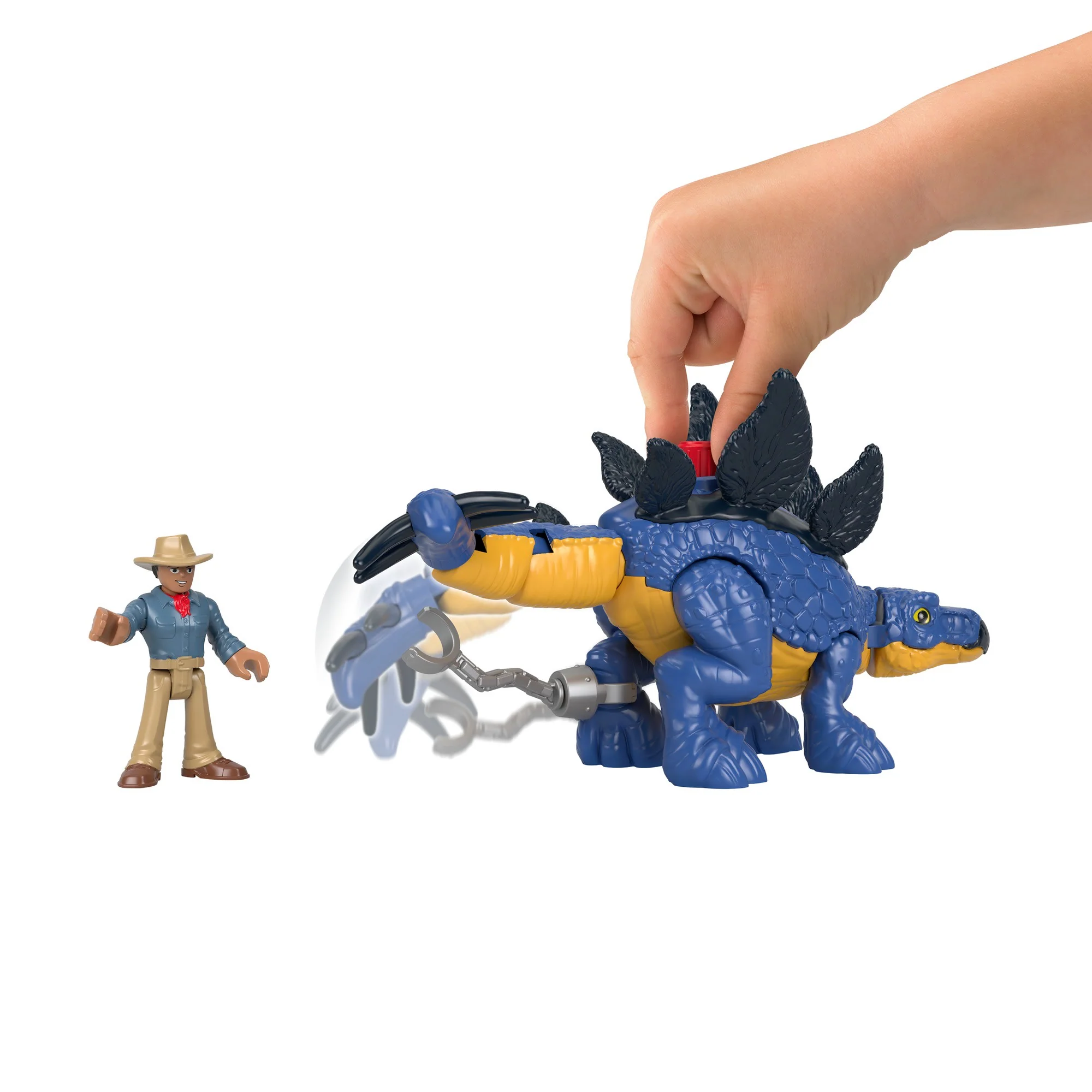 Imaginext Jurassic World Dominion Dinosaur Toy Collection of Kid-Powered Figure Sets, Preschool Toys - Image 4