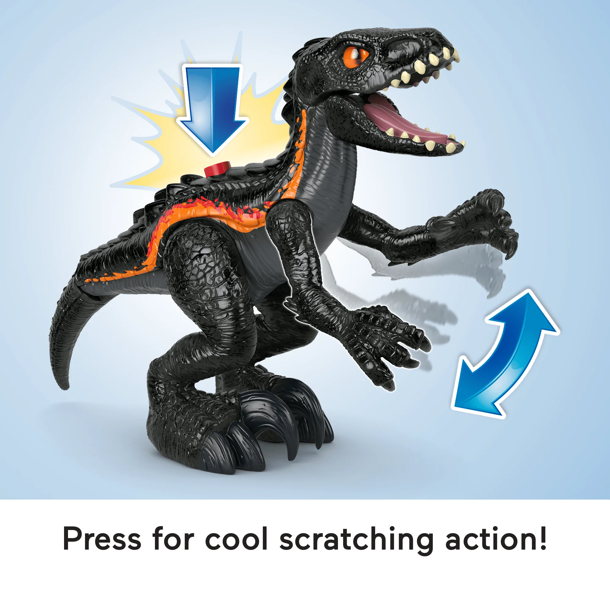 Imaginext Jurassic World Indoraptor Dinosaur Toy With Accessories For Preschool Kids - Image 3