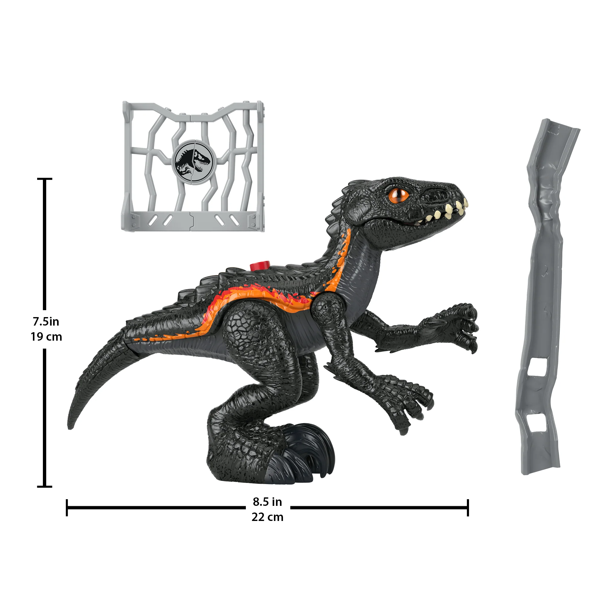 Imaginext Jurassic World Indoraptor Dinosaur Toy With Accessories For Preschool Kids - Image 5