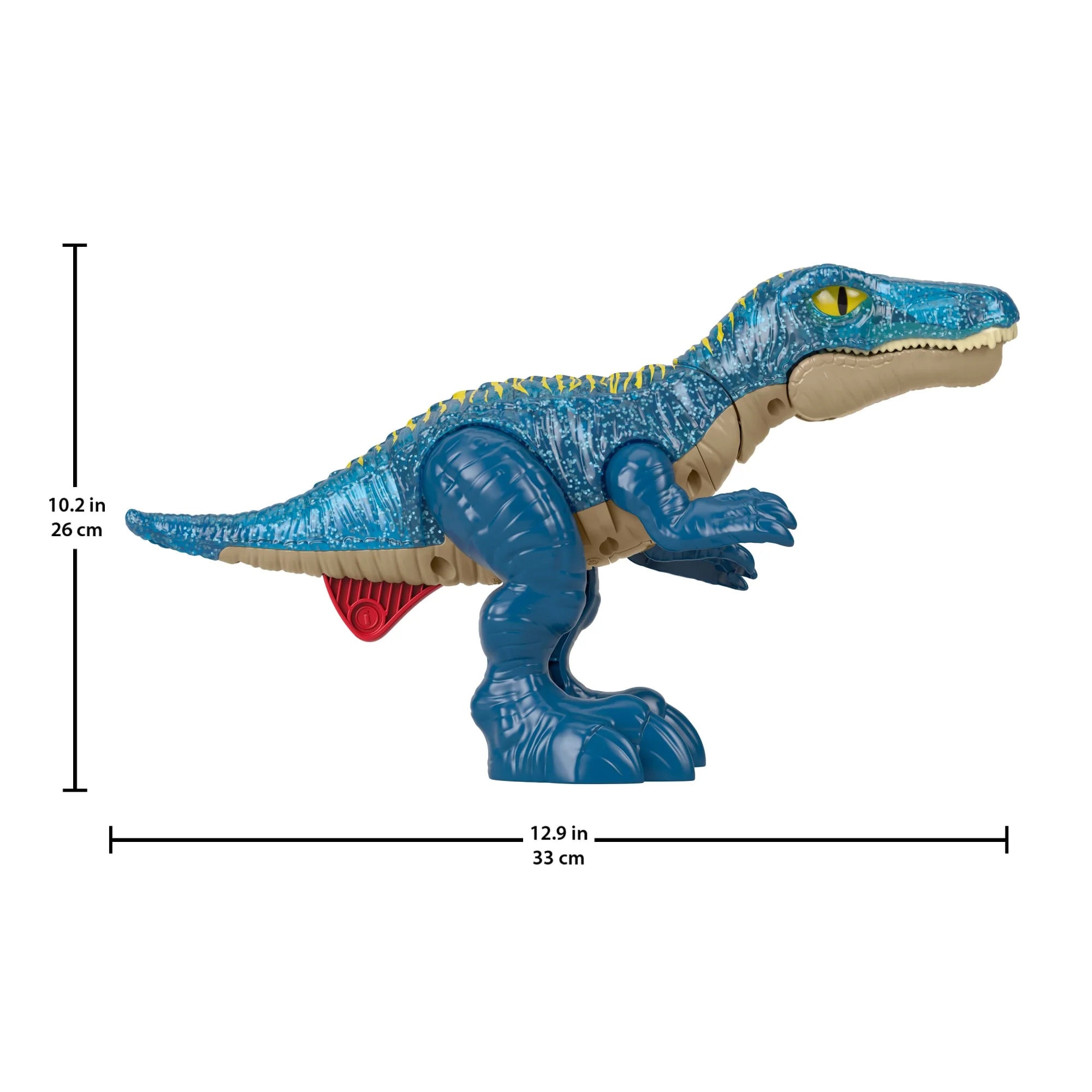 Imaginext Jurassic World Knurrendes Baryonyx-Dinosaurierspielzeug Mit Lichtern, Geräuschen Und Beißbewegungen - Image 5