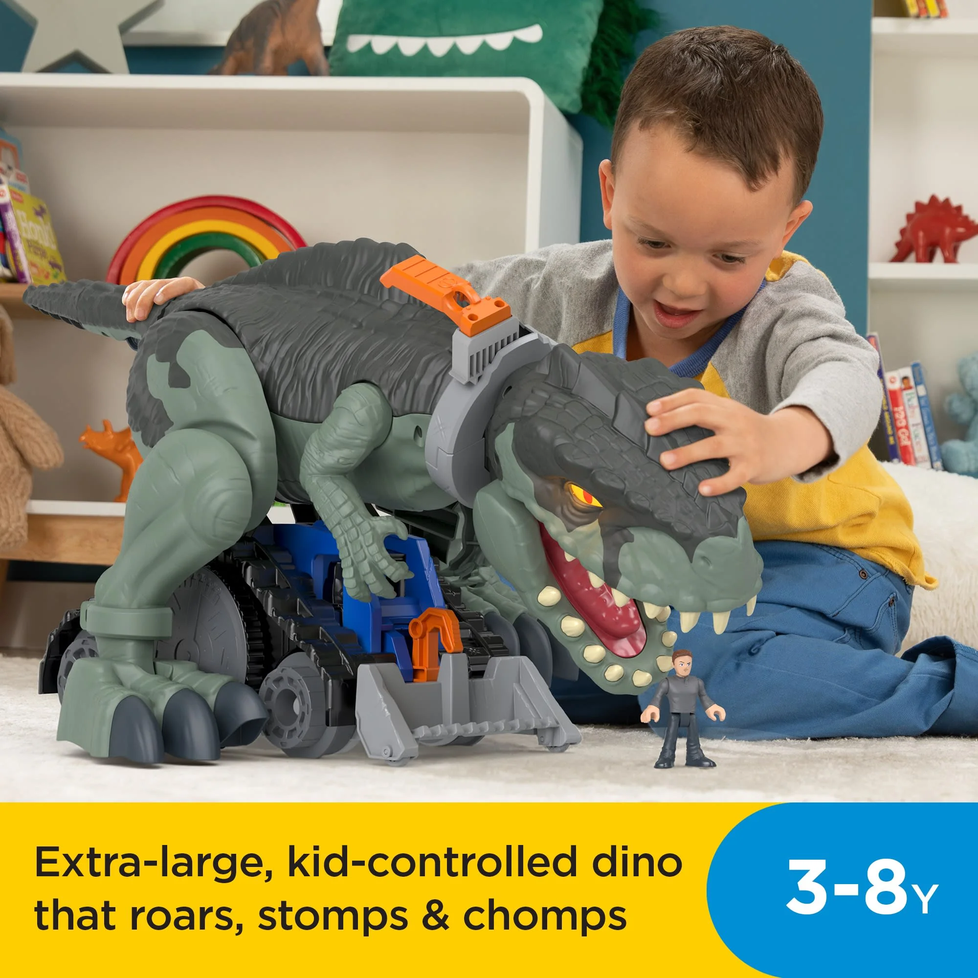 Imaginext Jurassic World Mega Stomp & Rumble Giga Dino - Image 2