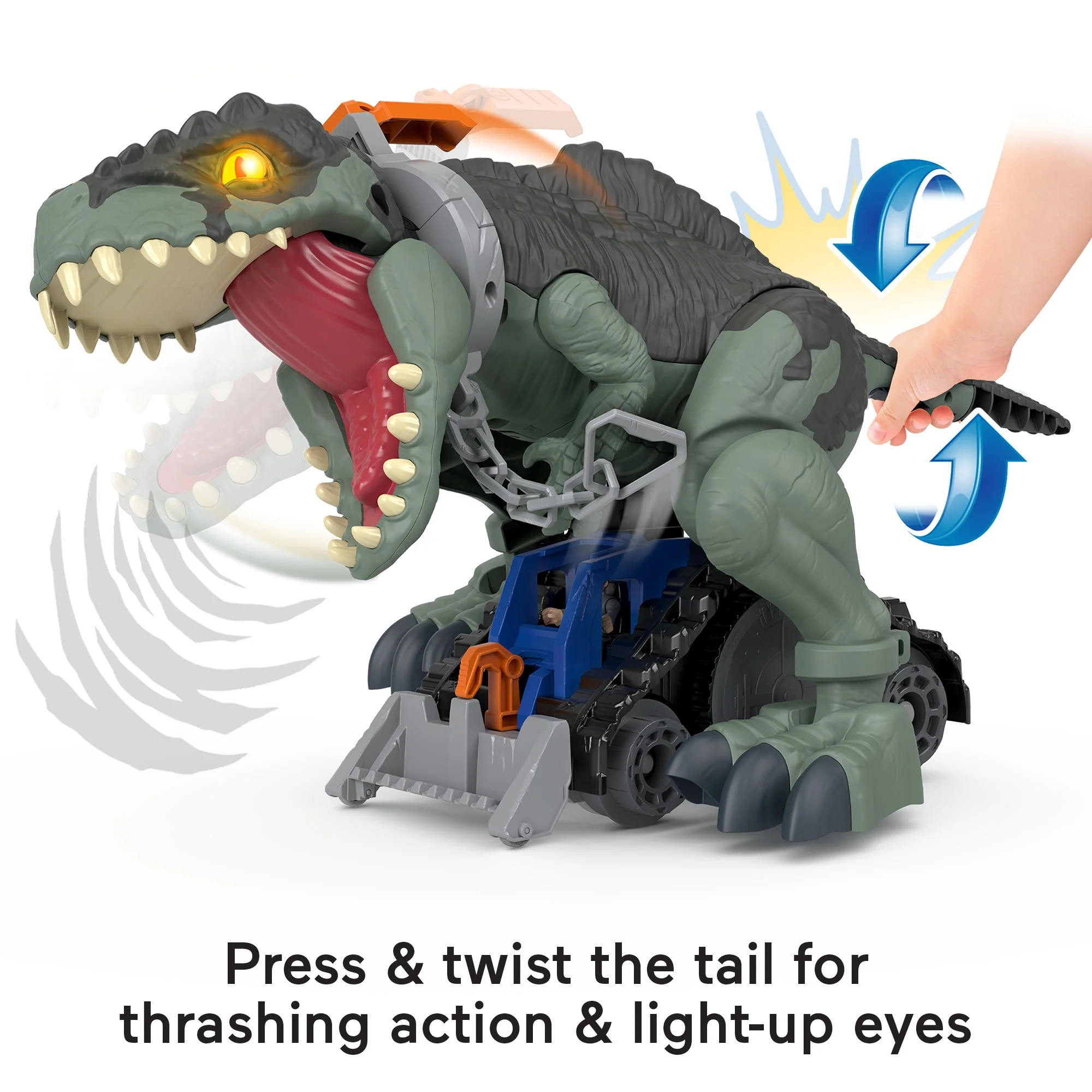 Imaginext Jurassic World Mega Stomp & Rumble Giga Dino - Image 3