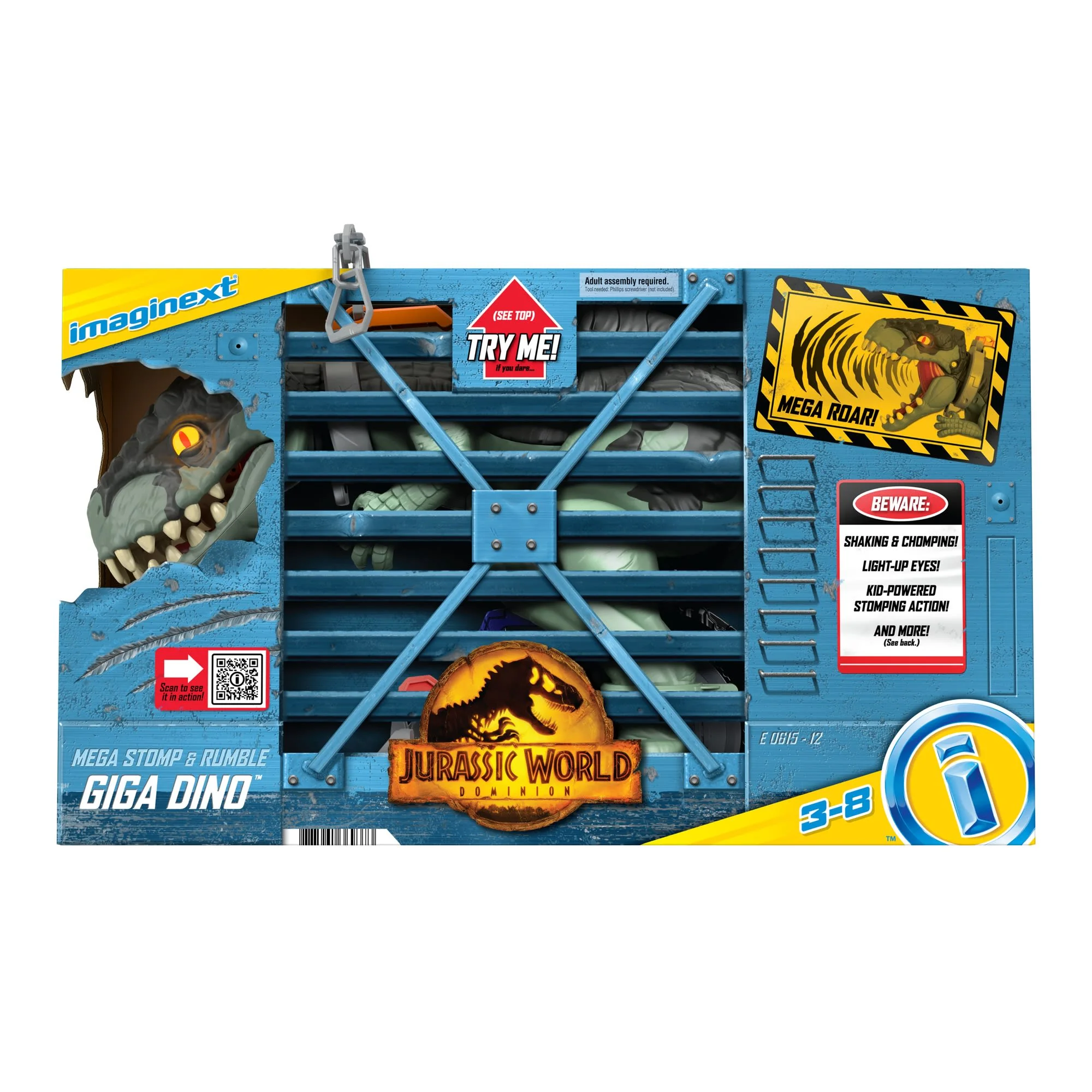 Imaginext Jurassic World Mega Stomp & Rumble Giga Dino - Image 6