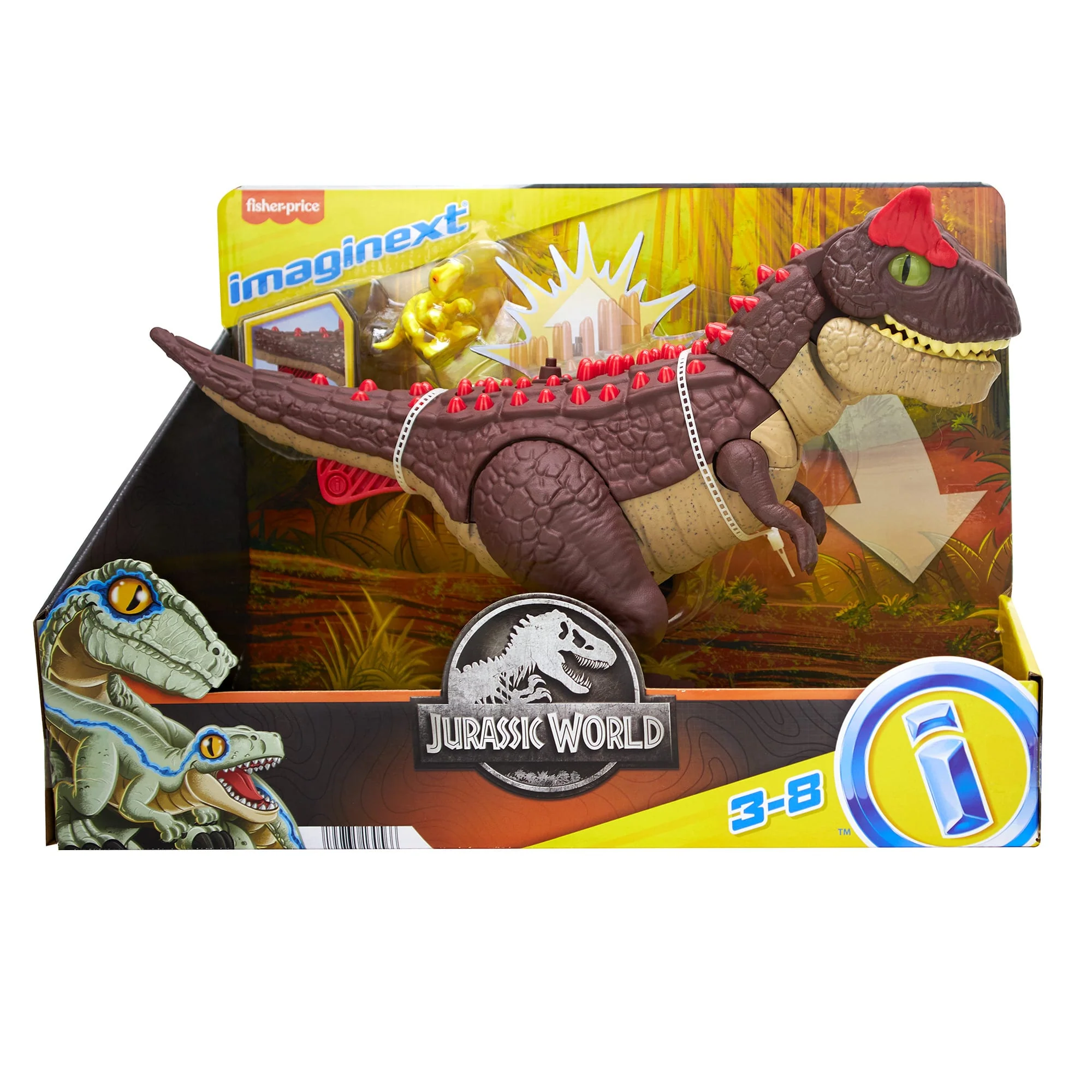 Imaginext Jurassic World Spike Strike Carnotaurus - Image 6