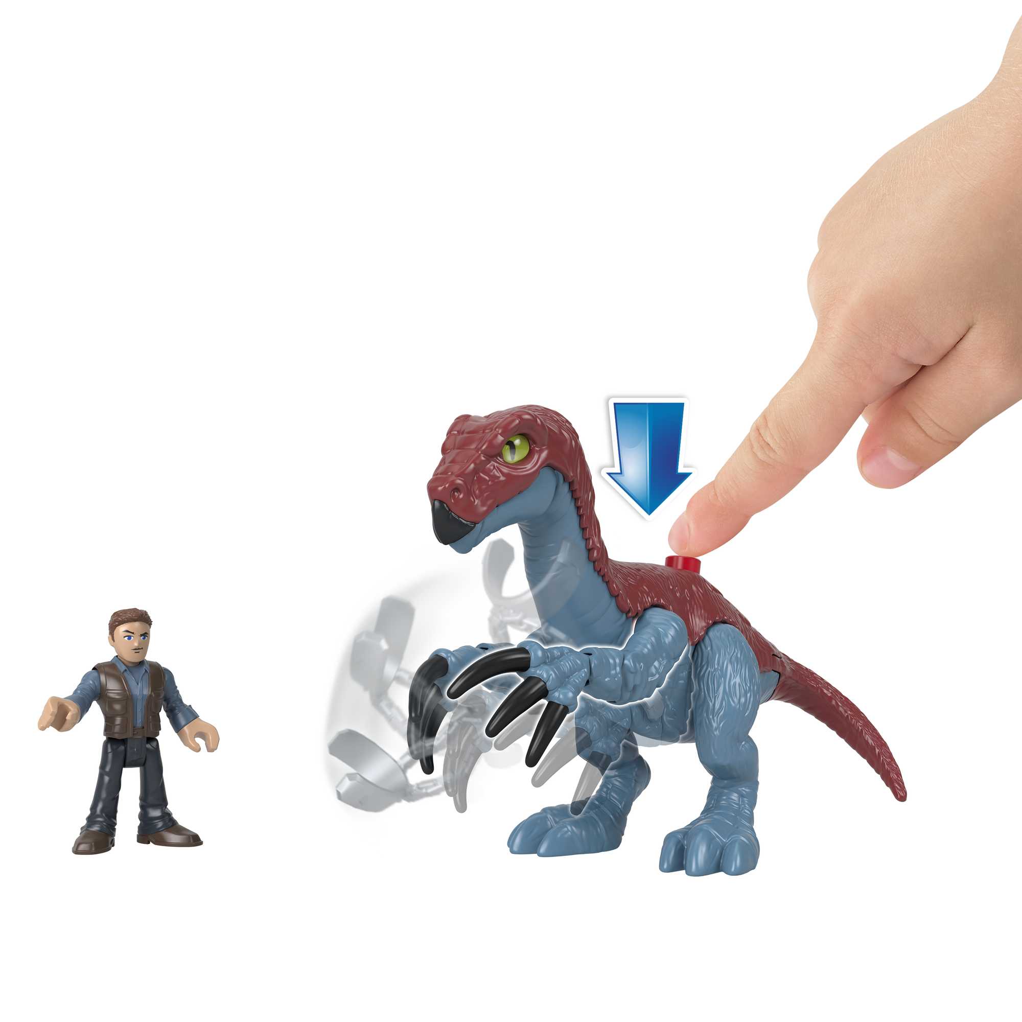 Imaginext Jurassic World Therizinosaurus & Owen - Image 4