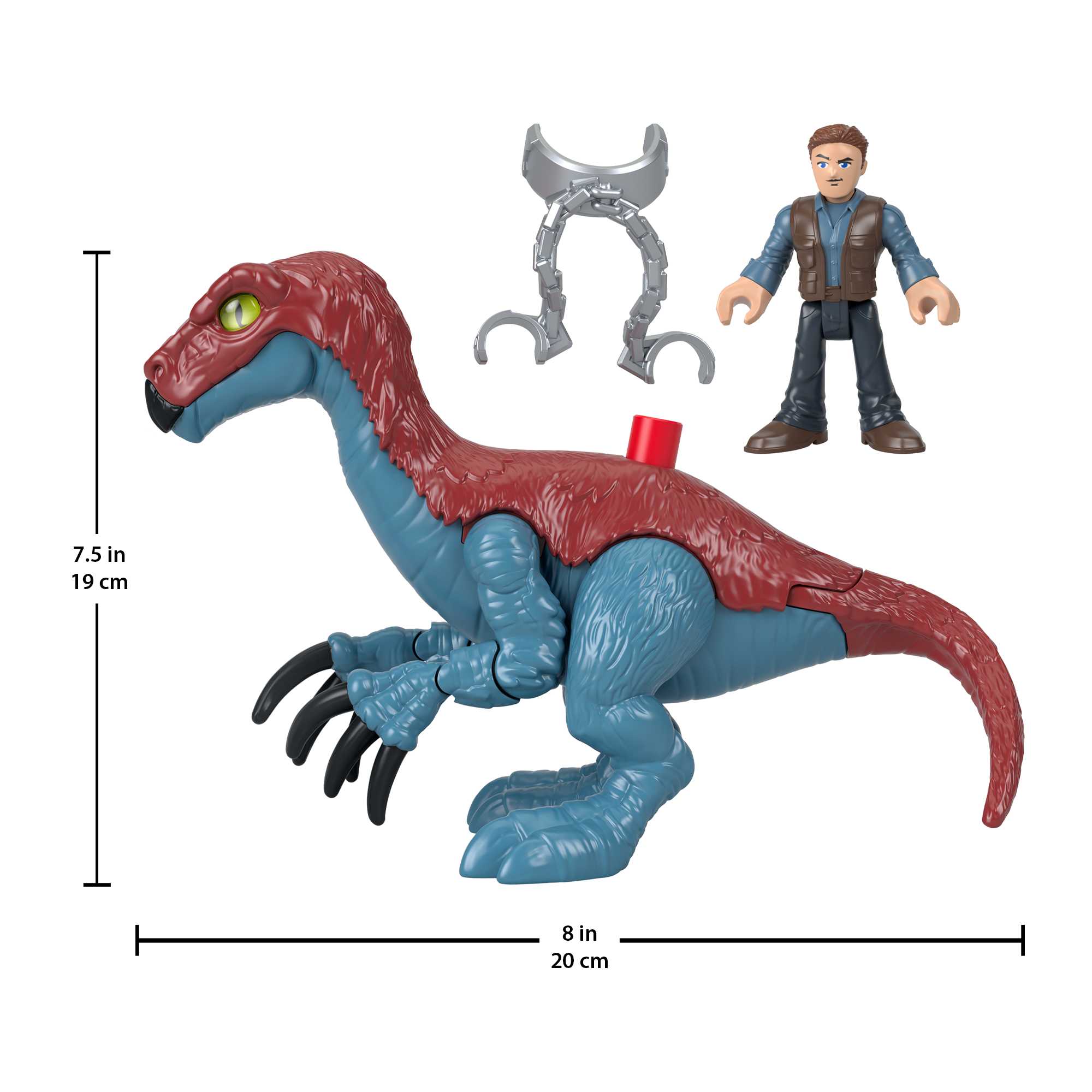 Imaginext Jurassic World Therizinosaurus & Owen - Image 5
