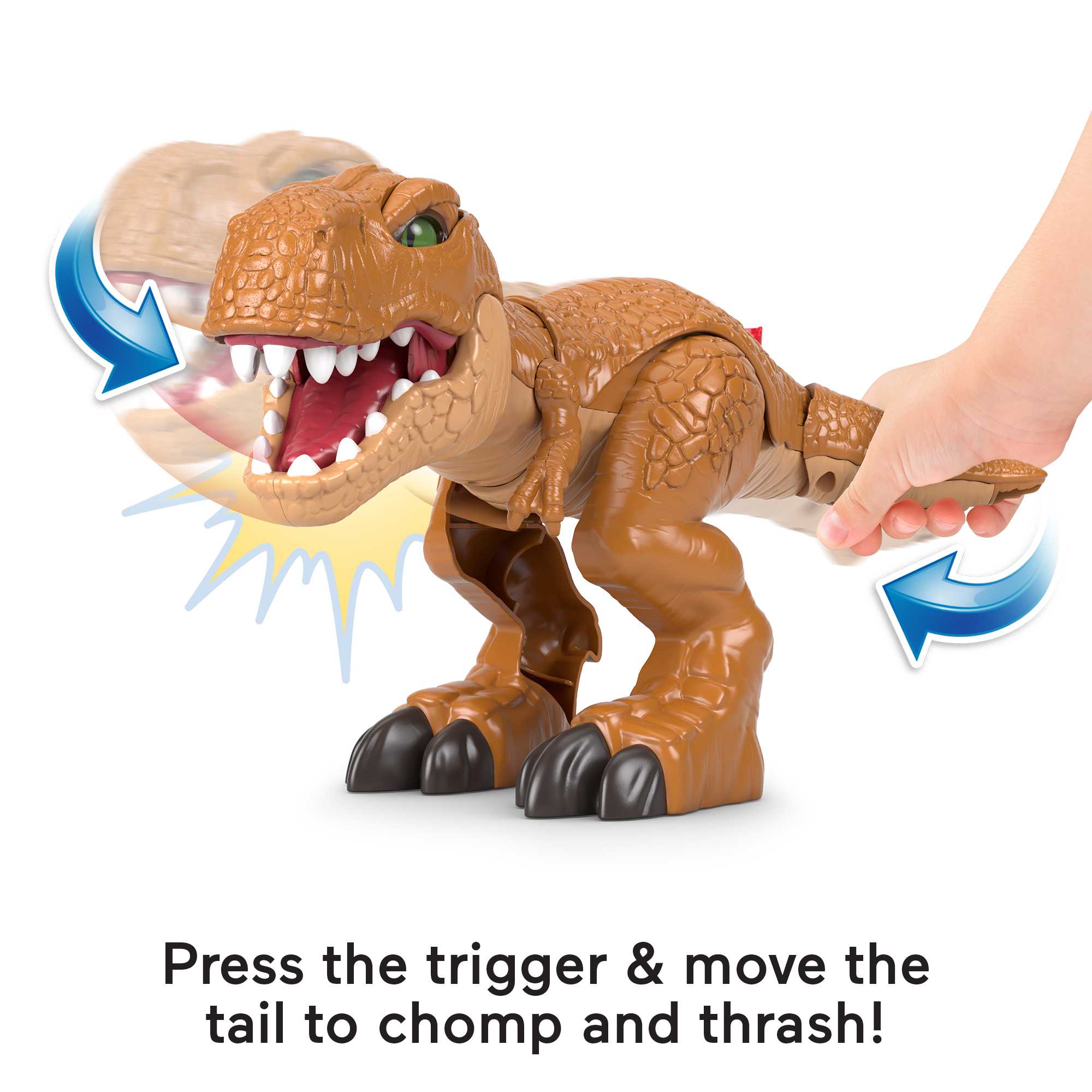 Imaginext Jurassic World Thrashin' Action T.Rex - Image 3