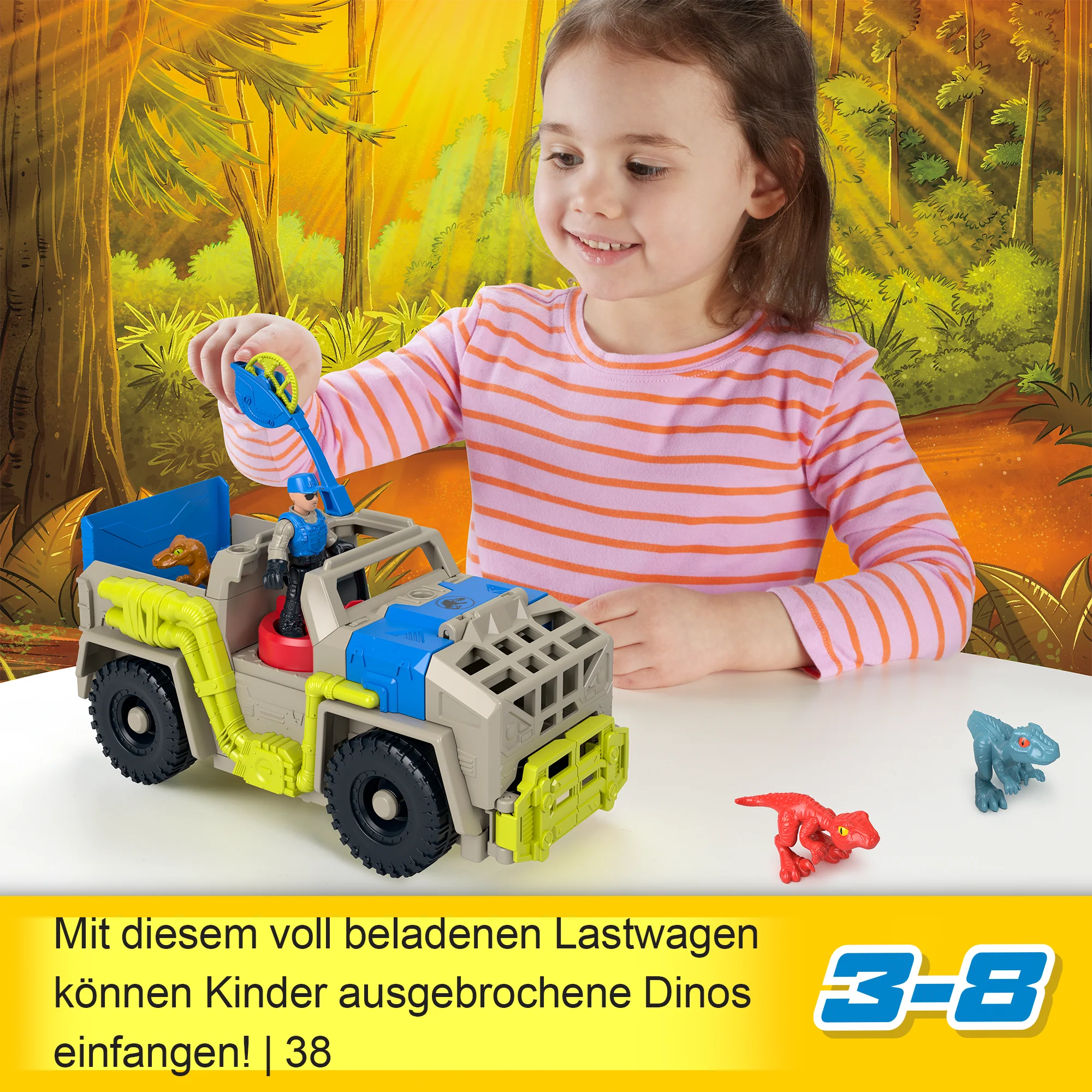 Imaginext Jurassic World Transport Dino Truck - Image 2