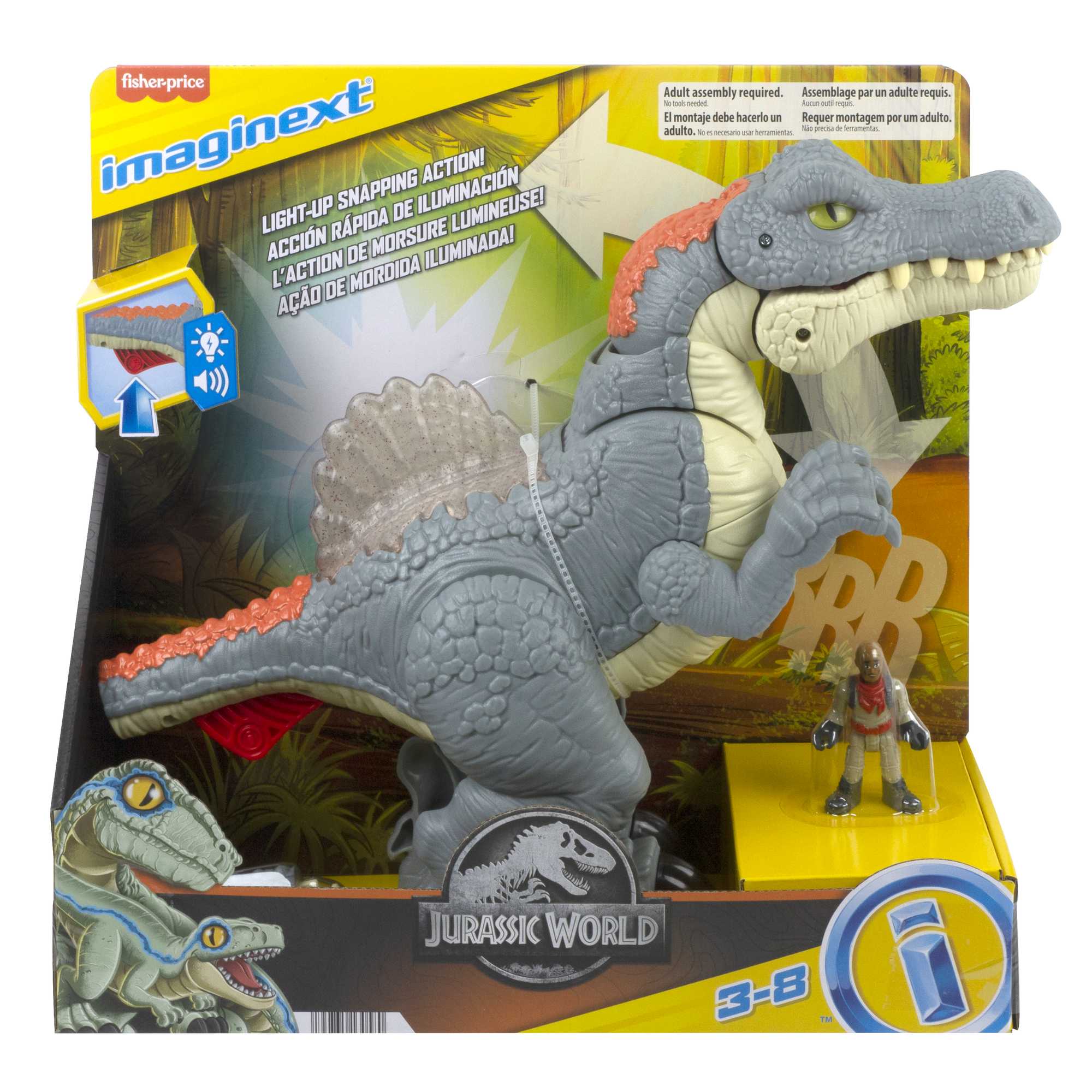 Imaginext Jurassic World Ultra Snap Spinosaurus - Image 6