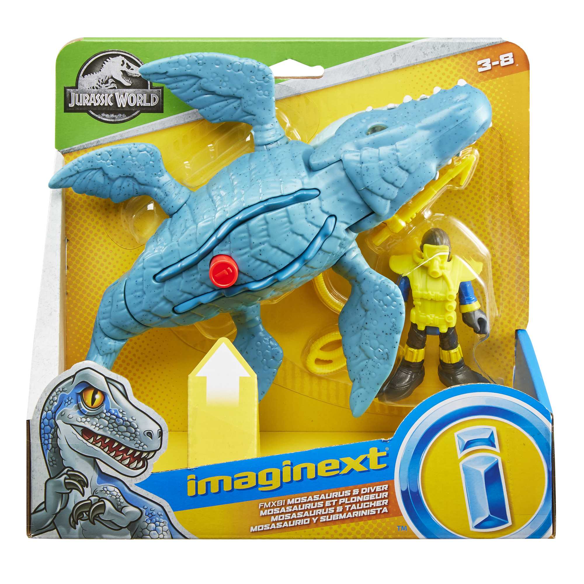 Imaginext® Мир Юрского Периода® динозавры с фигуркой в ассортименте - Image 2