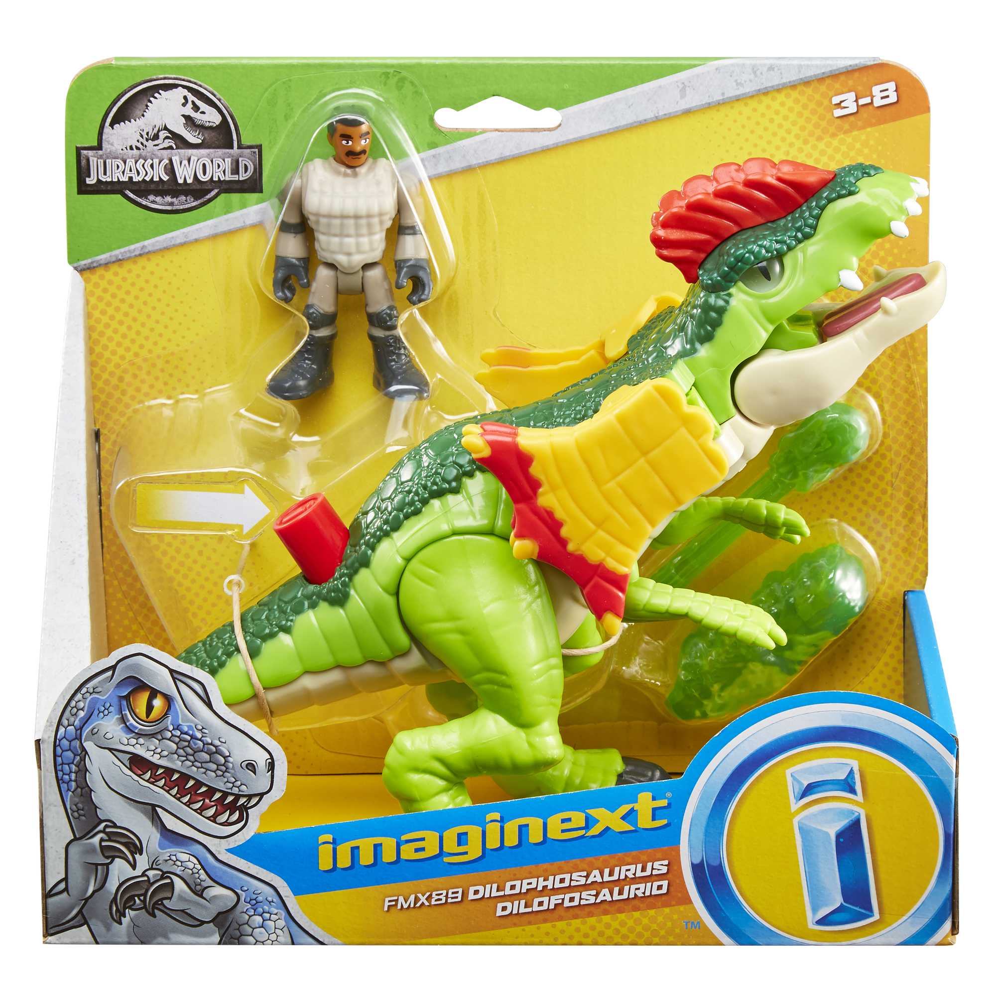 Imaginext® Мир Юрского Периода® динозавры с фигуркой в ассортименте - Image 3