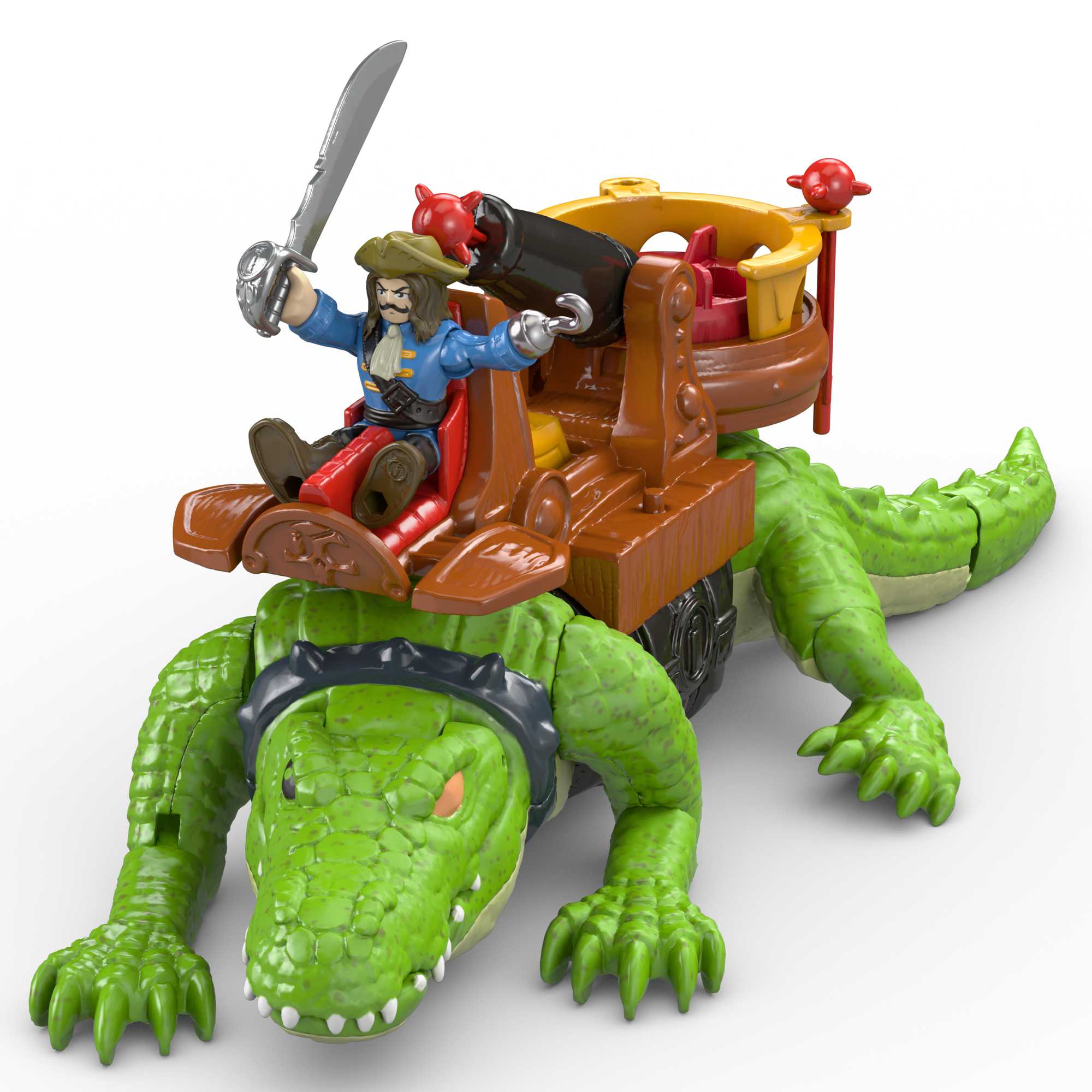 Imaginext® Набор игровой "Ходячий крокодил и Пират Крюк" - Image 3