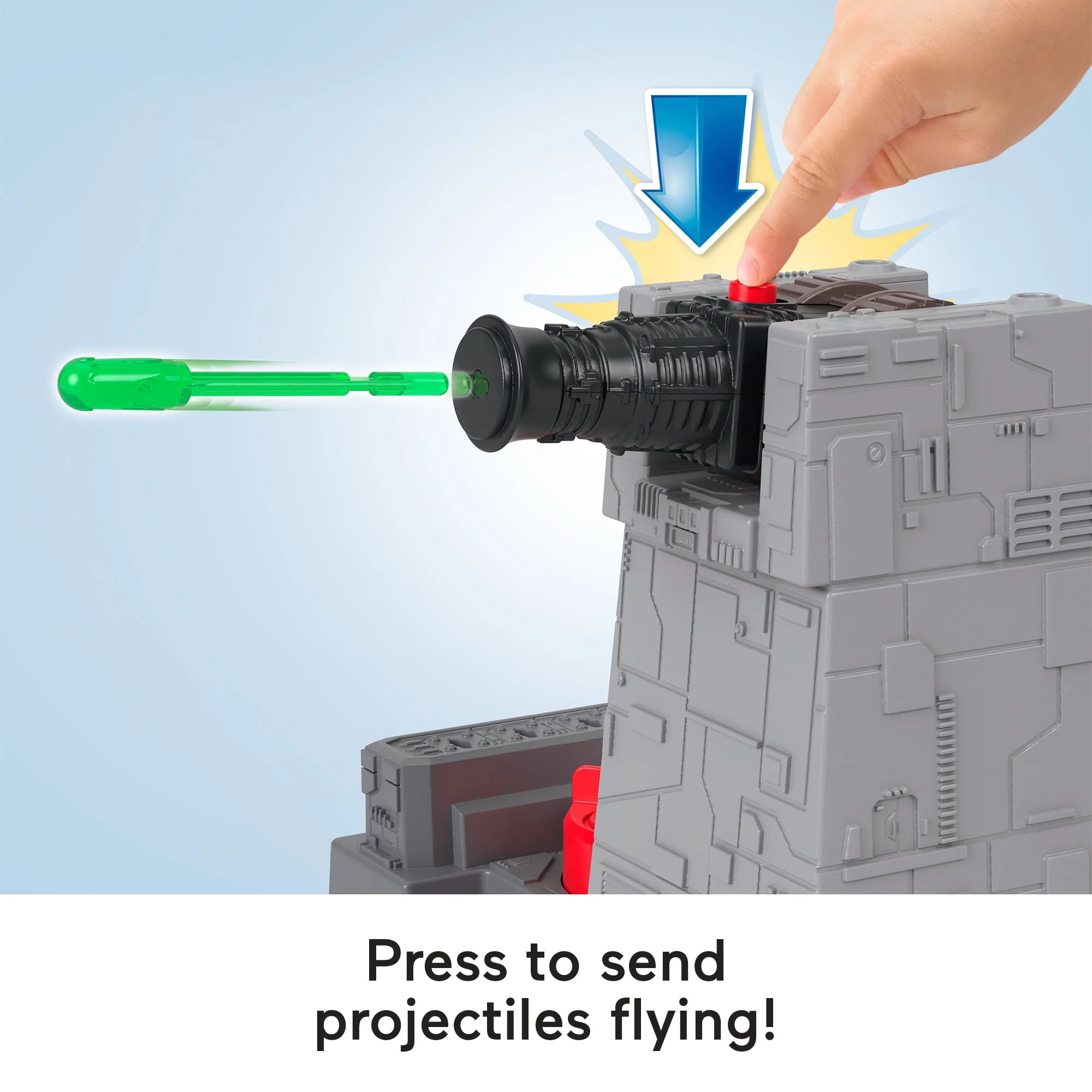 Imaginext Star Wars Death Star Turret Toy Cannon With Darth Vader Diecast Character Key - Image 5