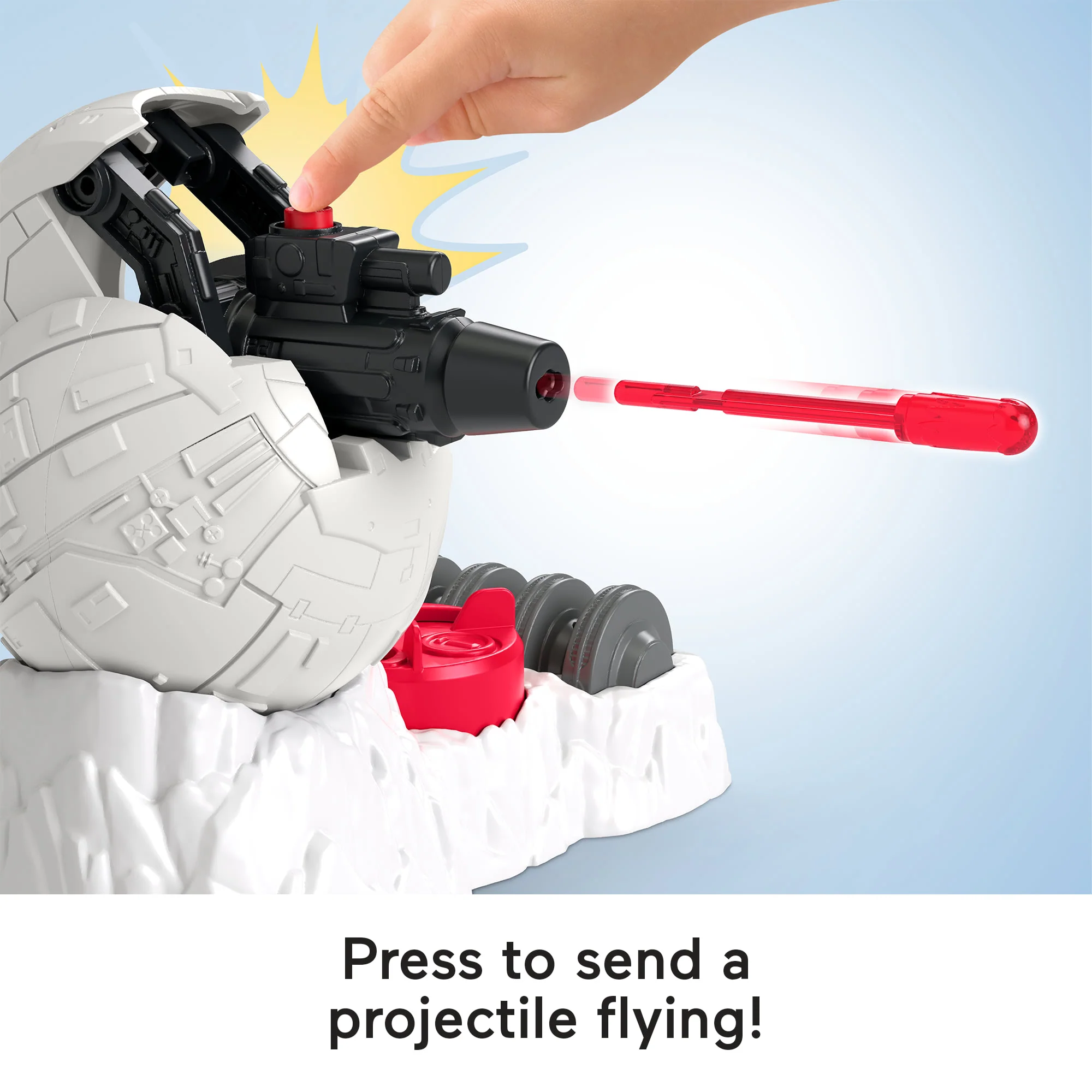 Imaginext Star Wars Rebel Base Cannon Toy With Luke Skywalker Diecast Character Key, 5 Pieces - Image 5