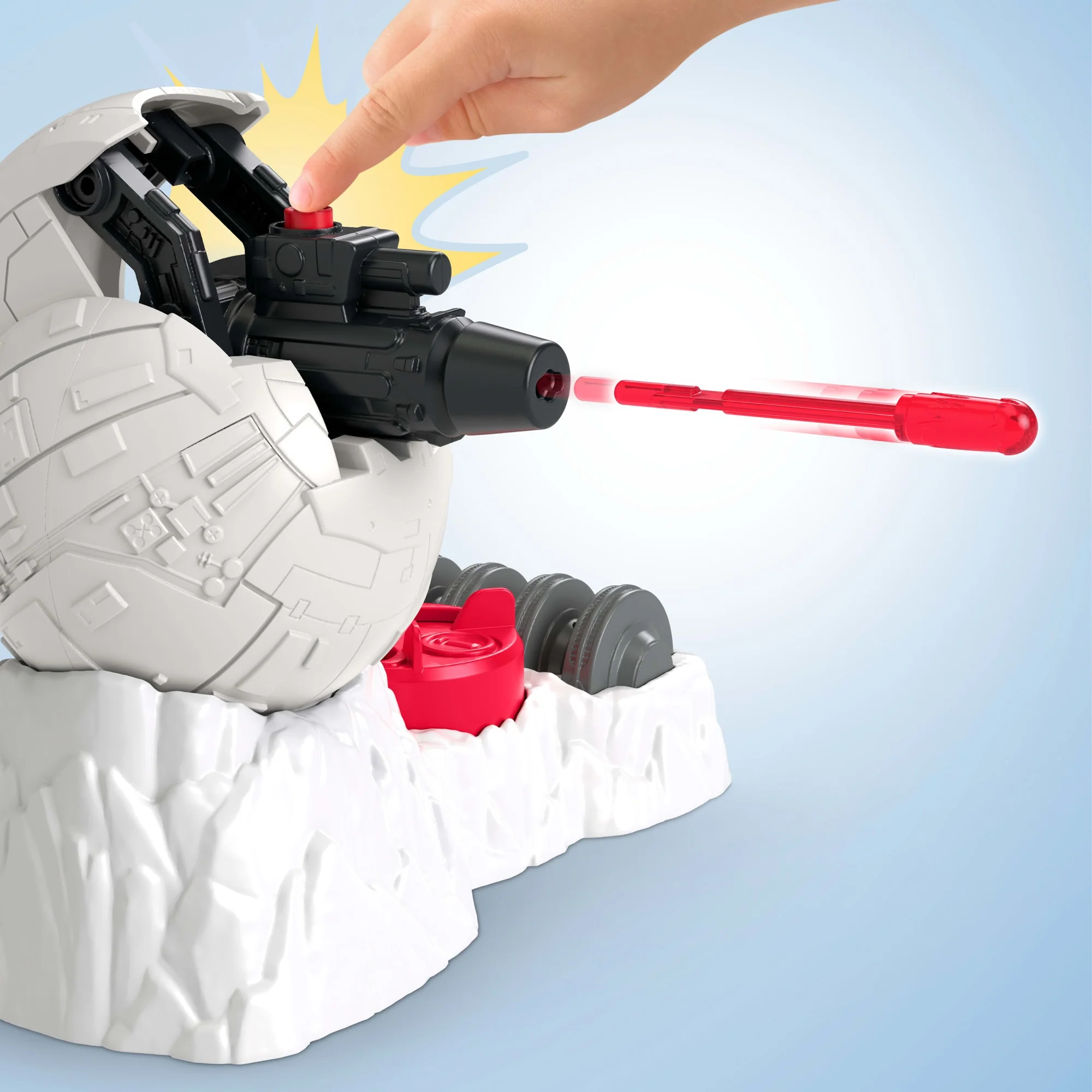 Imaginext Star Wars Rebellenbasis-Spielzeugkanone Mit Luke Skywalker-Die-Cast-Figurenschlüssel, 5-Teilig - Image 5