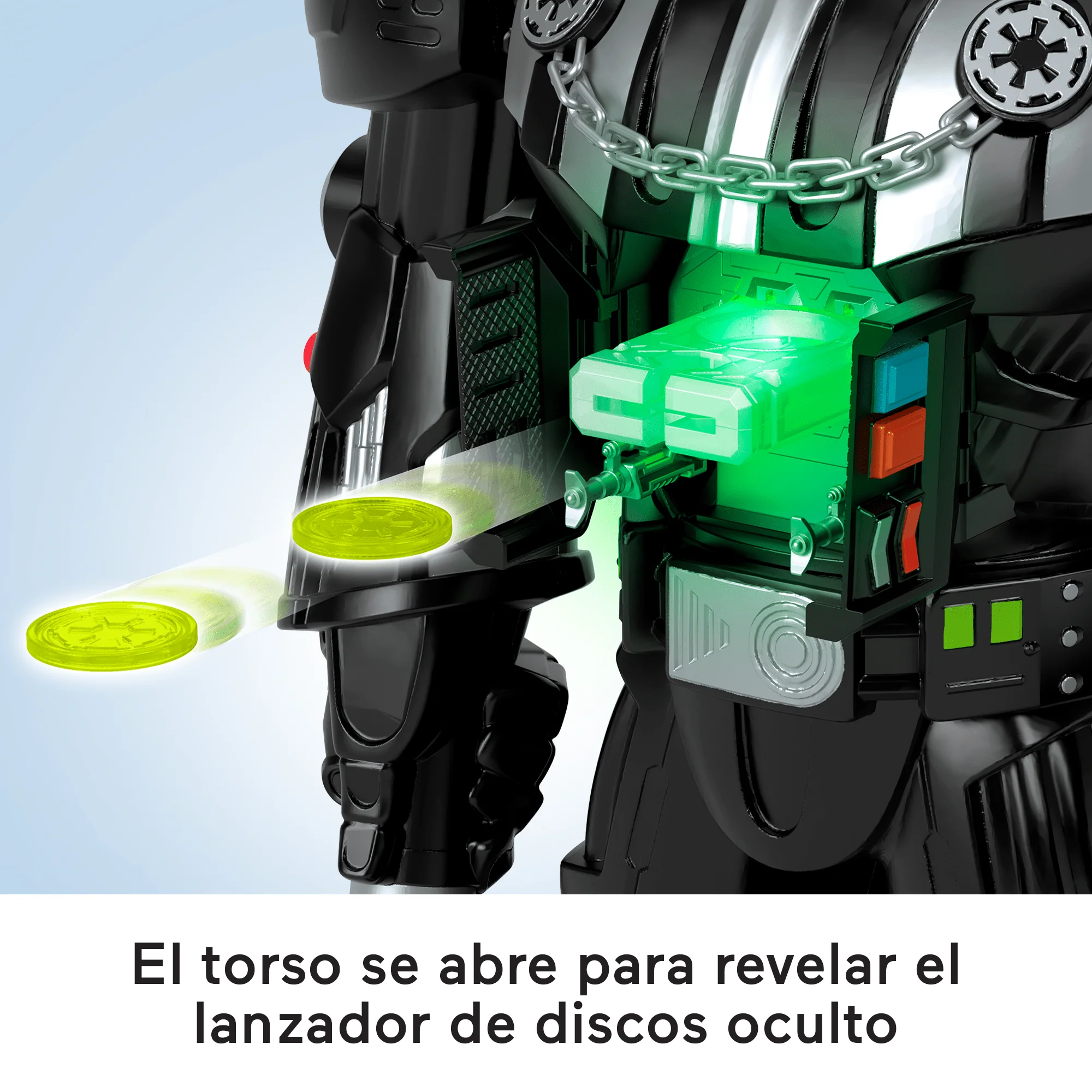 Imaginext Star Wars Robot De Darth Vader Juguete De Más De 60Cm, Luces Y Sonidos, Y Figurita Metálica De Soldado Imperial - Image 4
