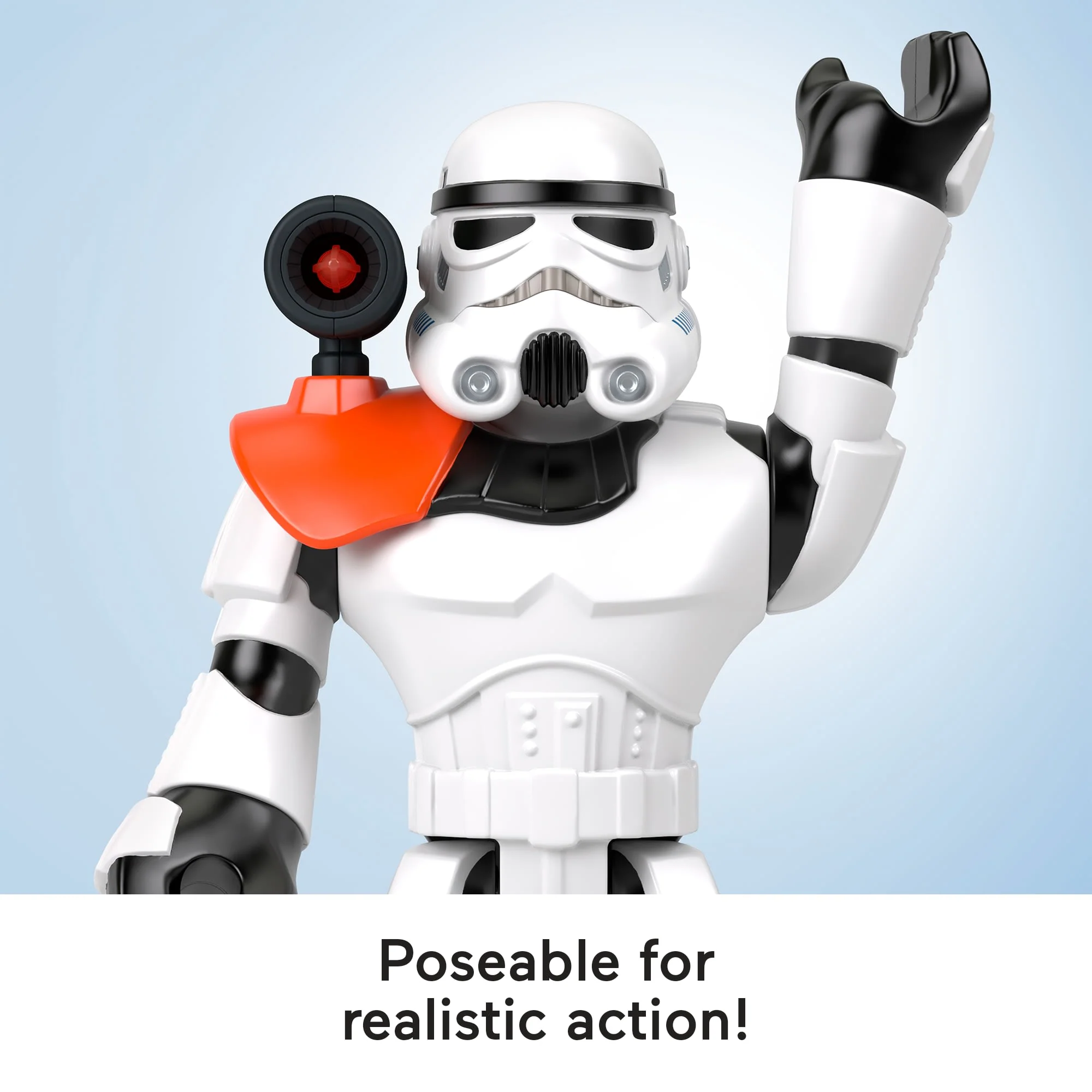 Imaginext Star Wars Stormtrooper Xxl Figure, 16+ Inch Tall Poseable Toy With Launcher - Image 4