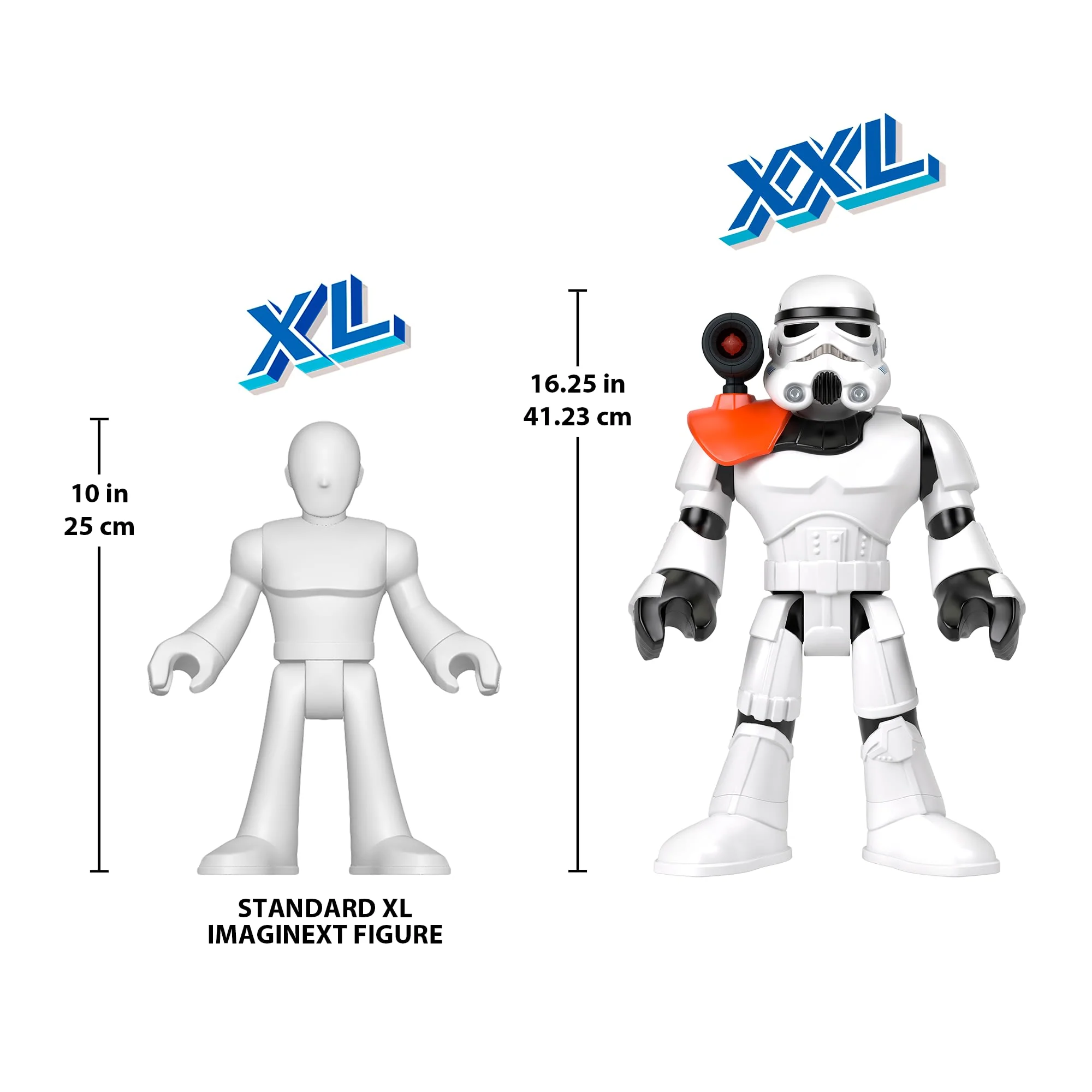 Imaginext Star Wars Stormtrooper Xxl Figure, 16+ Inch Tall Poseable Toy With Launcher - Image 5