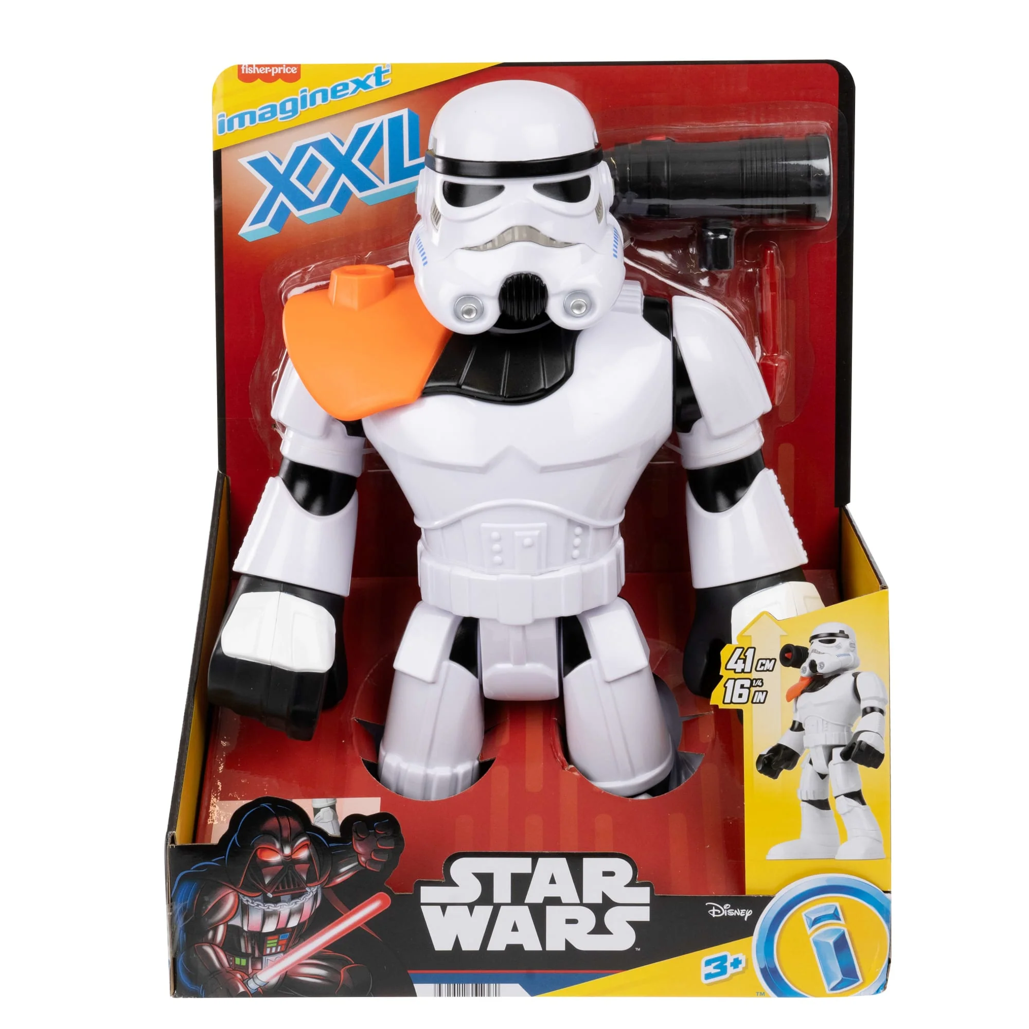 Imaginext Star Wars Stormtrooper Xxl Figure, 16+ Inch Tall Poseable Toy With Launcher - Image 6
