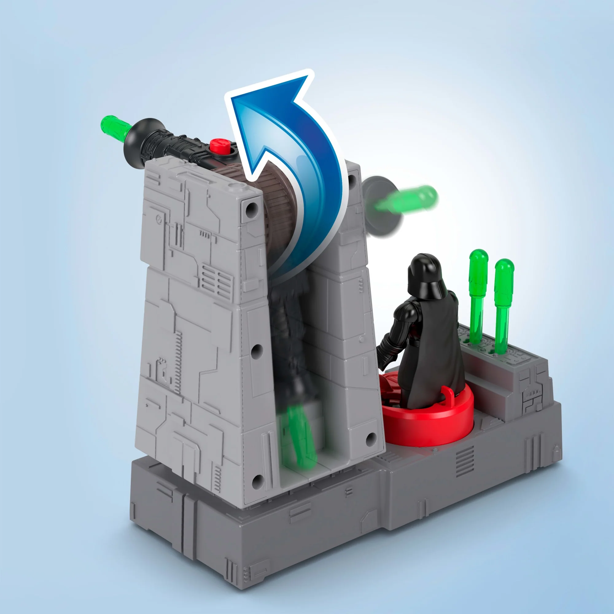 Imaginext Star Wars Todesstern-Turm, Kanone Mit Darth Vader-Die-Cast-Figurenschlüssel - Image 3