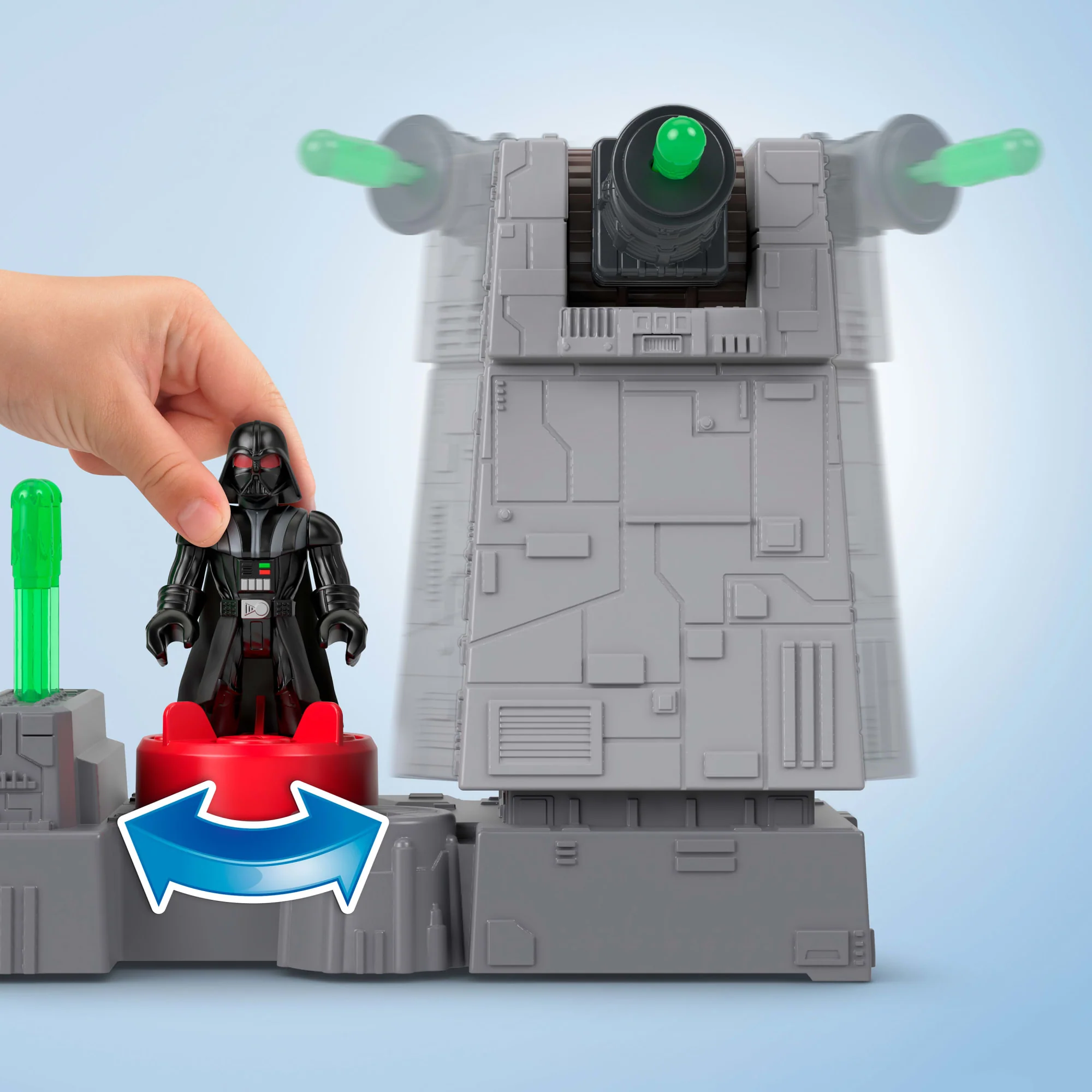Imaginext Star Wars Todesstern-Turm, Kanone Mit Darth Vader-Die-Cast-Figurenschlüssel - Image 4