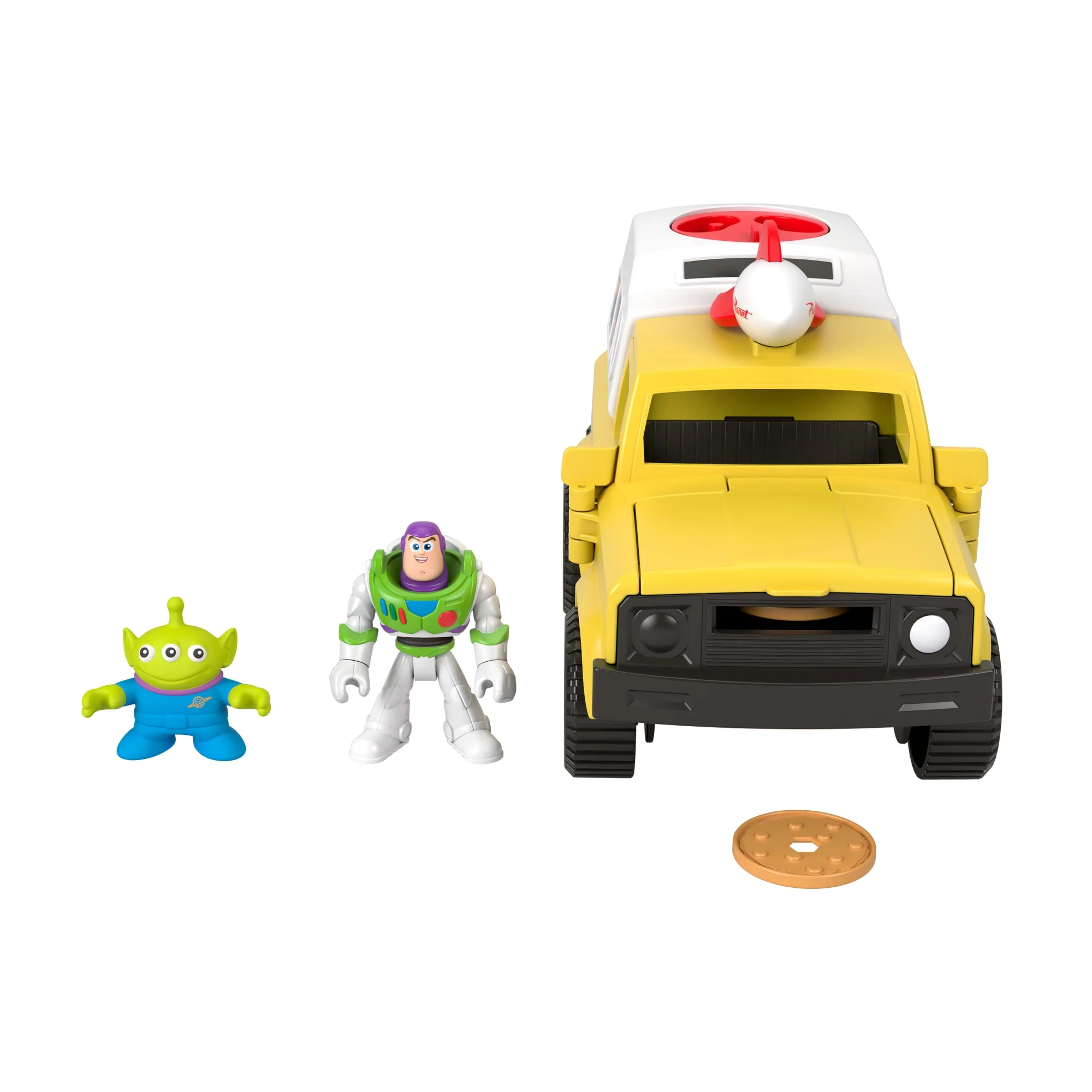 Camión De Pizza Planet De Toy Story De Disney Pixar De Imaginext Con Figuras De Acción De Buzz Lightyear Y Alienígena - Image 4