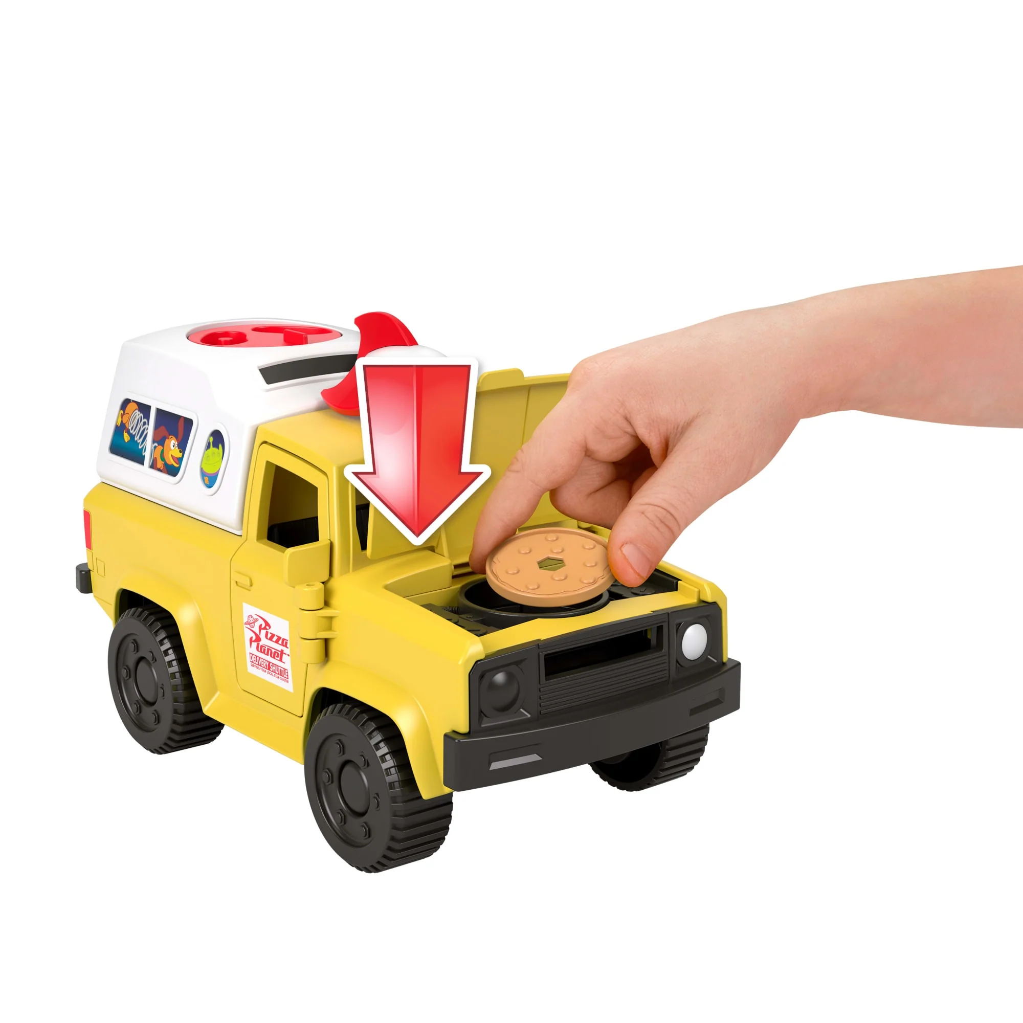 Imaginext Disney Pixar-Camion Pizza Planet Avec Buzz L’Éclair Et Alien - Image 3
