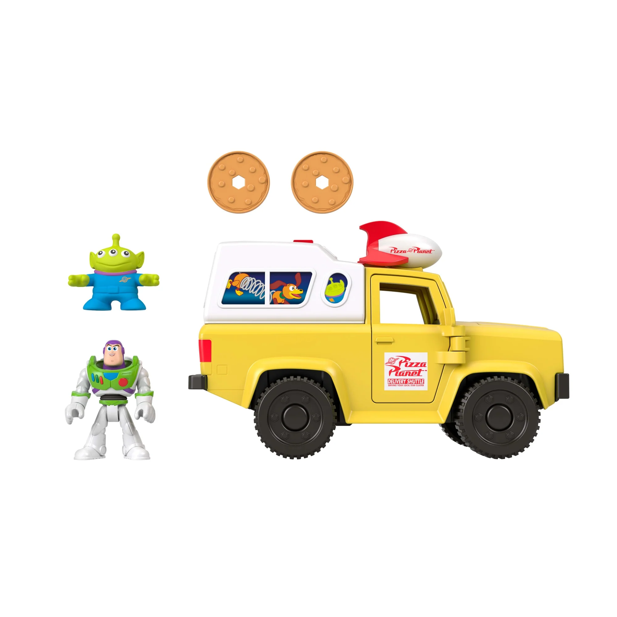 Imaginext Disney Pixar-Camion Pizza Planet Avec Buzz L’Éclair Et Alien - Image 5