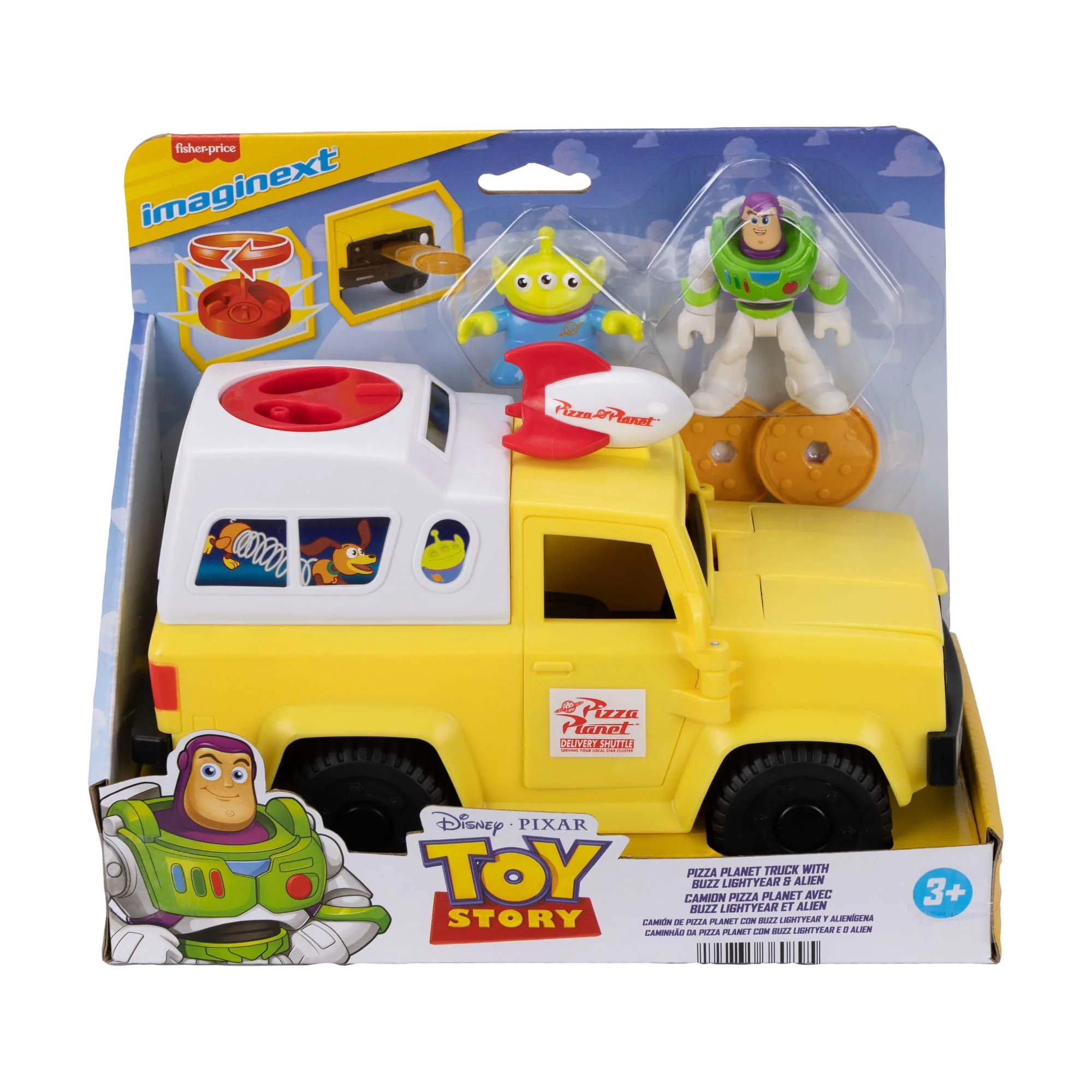 Imaginext Disney Pixar-Camion Pizza Planet Avec Buzz L’Éclair Et Alien - Image 6