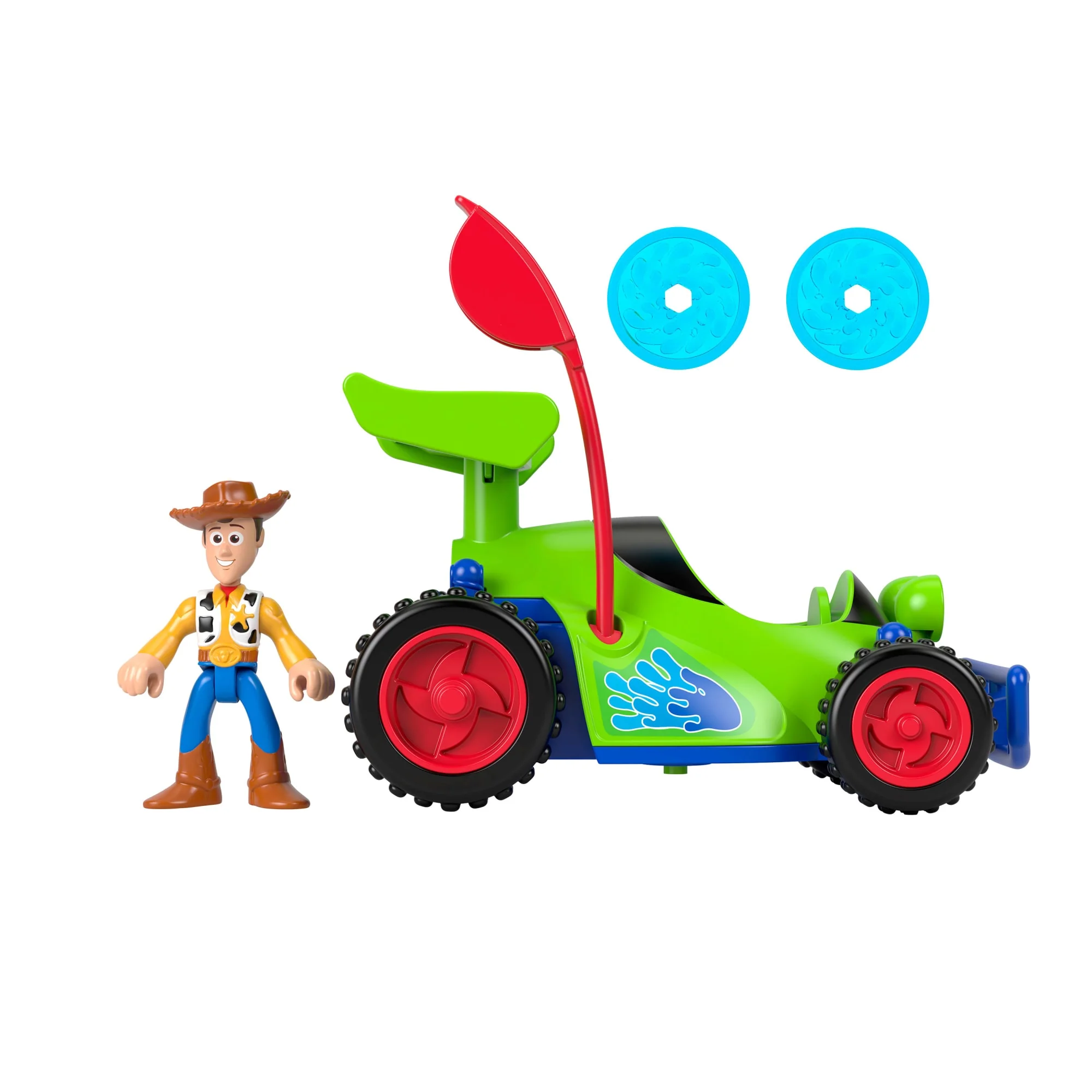 Imaginext Woody Und R.C. Spielset Mit Projektilen, Inspiriert Von Disney Pixar Toy Story