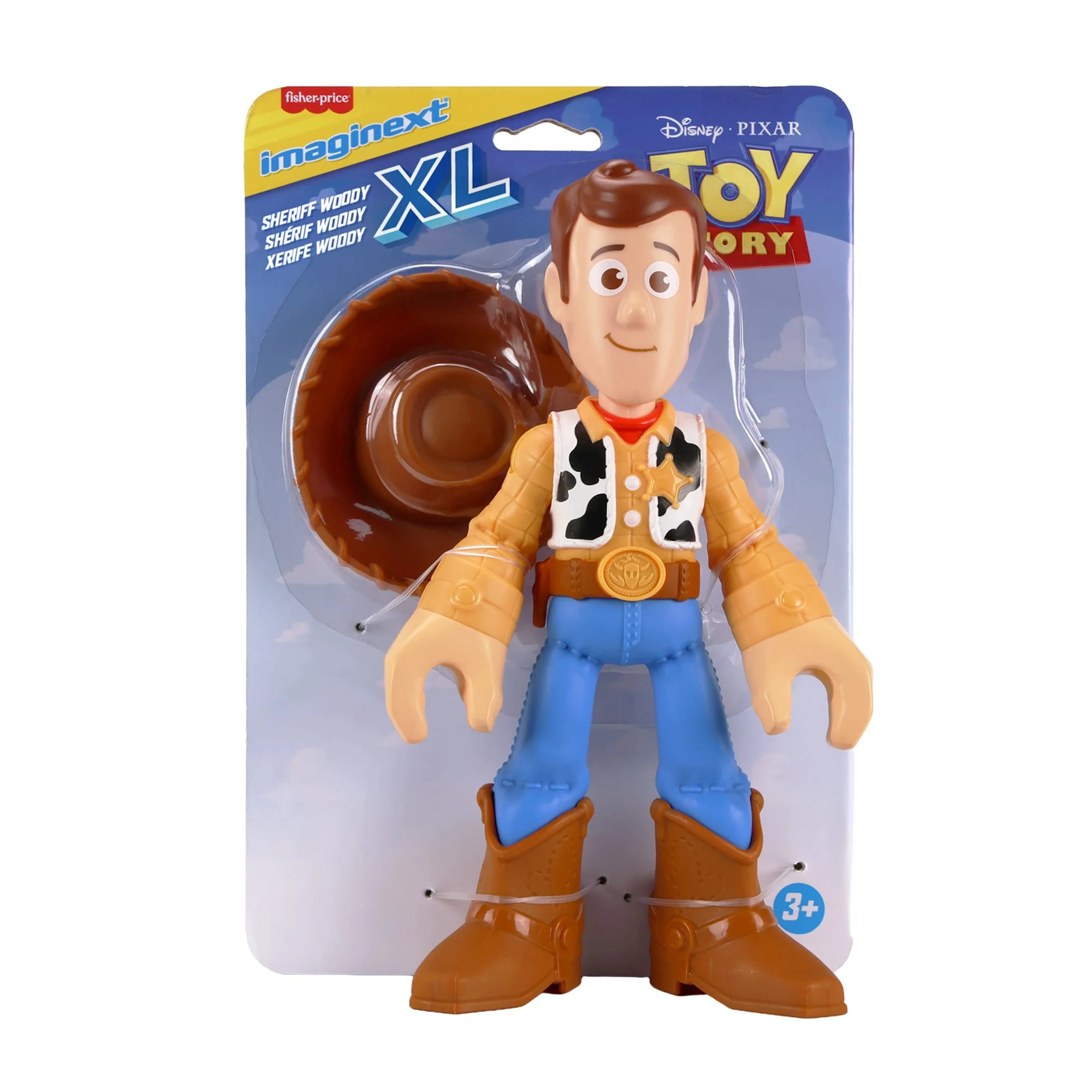 Disney Ve Pixar Oyuncak Hikayesi'nden Ilham Alan 24 Cm'Lik Imaginext XL Woody Aksiyon Figürü - Image 6