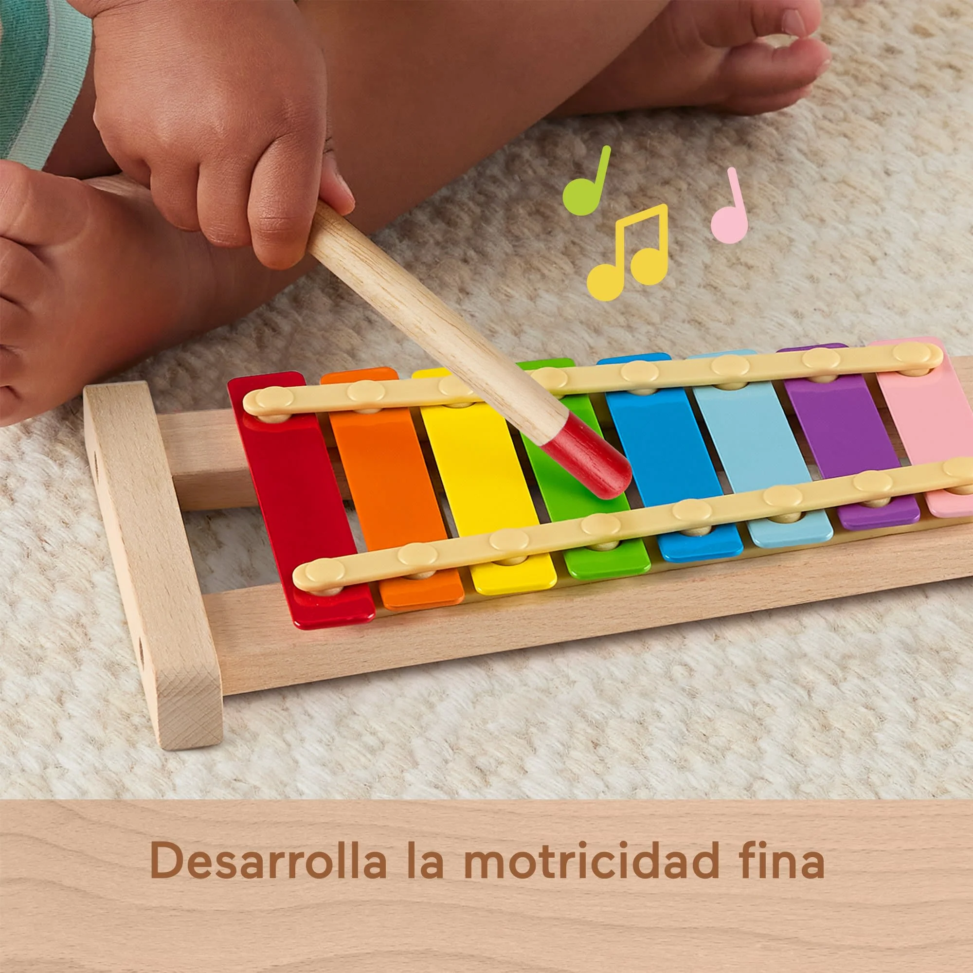 Instrumento Musical Xilófono De Madera De Fisher-Price Para Niños Y Niñas Pequeños, 2 Piezas - Image 3