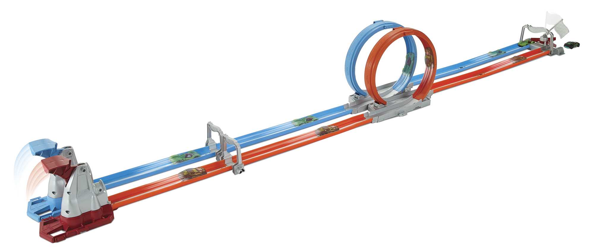 Набор игровой Hot Wheels Экшн Автотрек Гонки с двойной петлей - Image 4