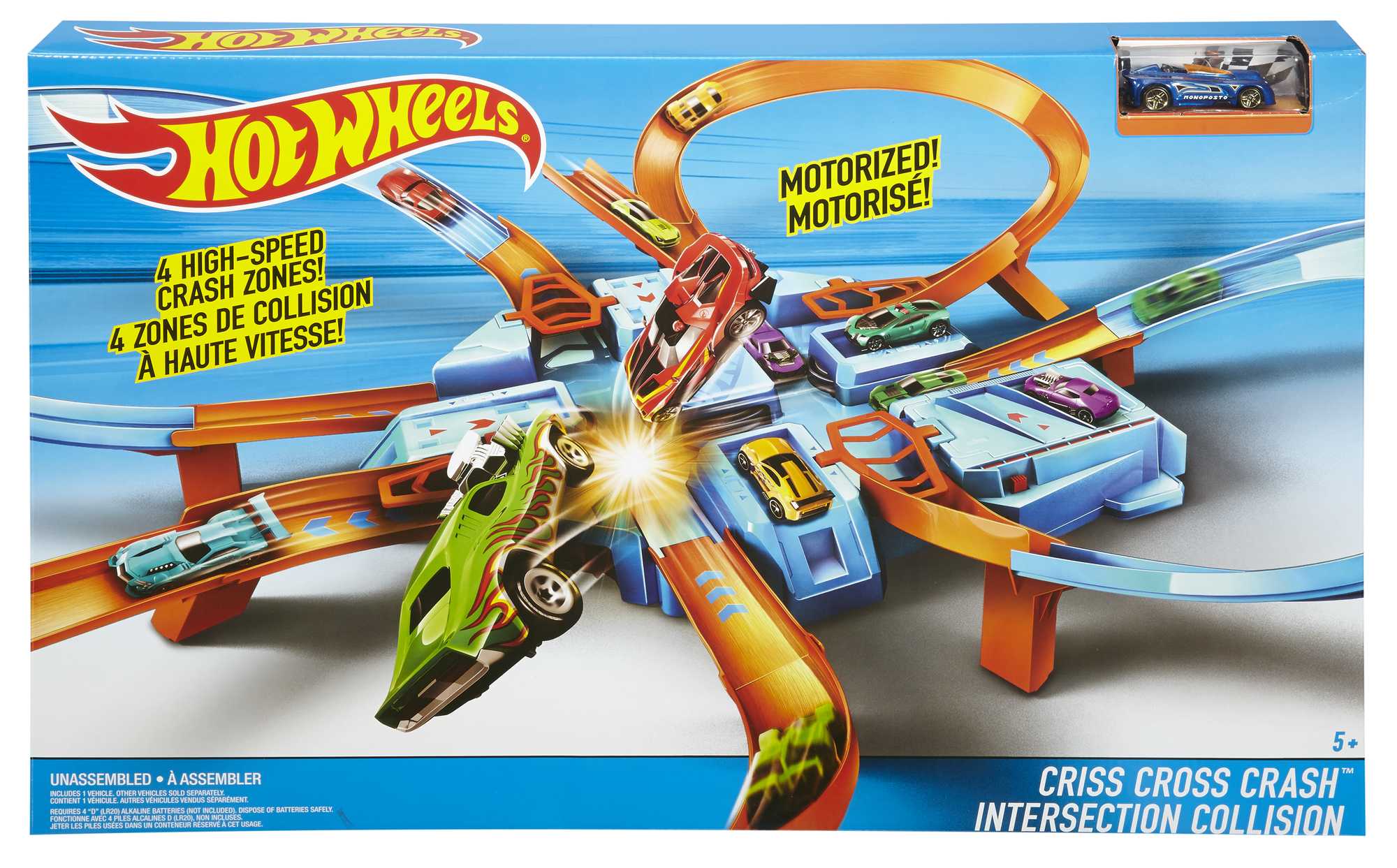 Набор игровой Hot Wheels Экшн Автотрек Перекрестное столкновение - Image 6