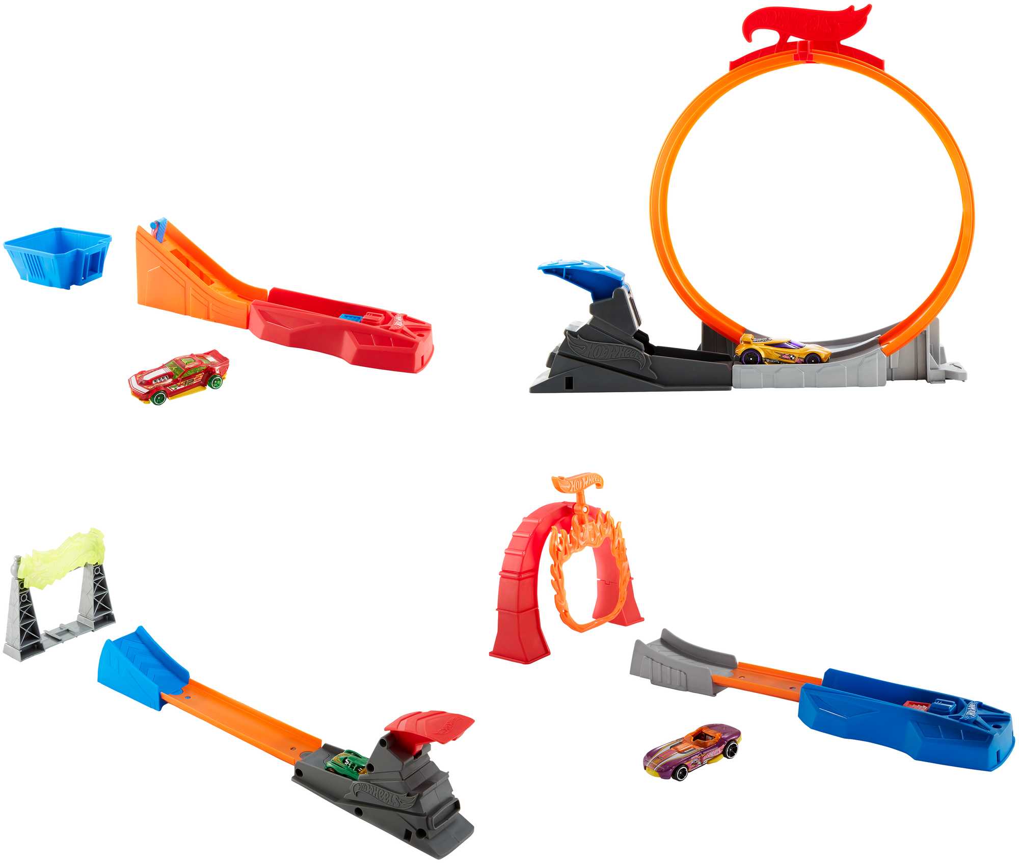 Набор трюковой Hot Wheels Экшн в ассортименте