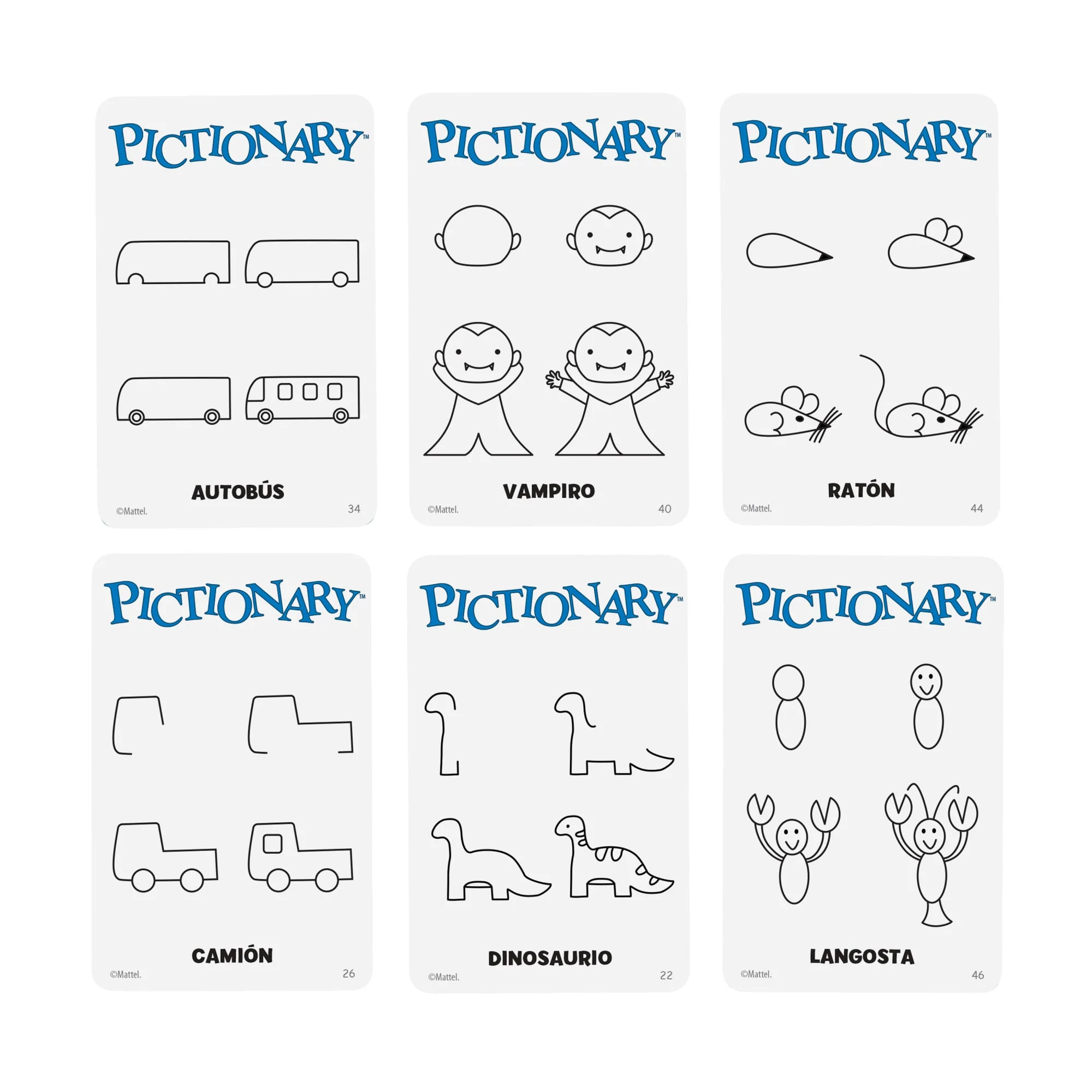 Juego De Mesa Familiar Pictionary Para Niños Y Niñas, Adultos Y Noche De Juego Con Pizarras Y Rotuladores De Tinta Borrable - Image 5