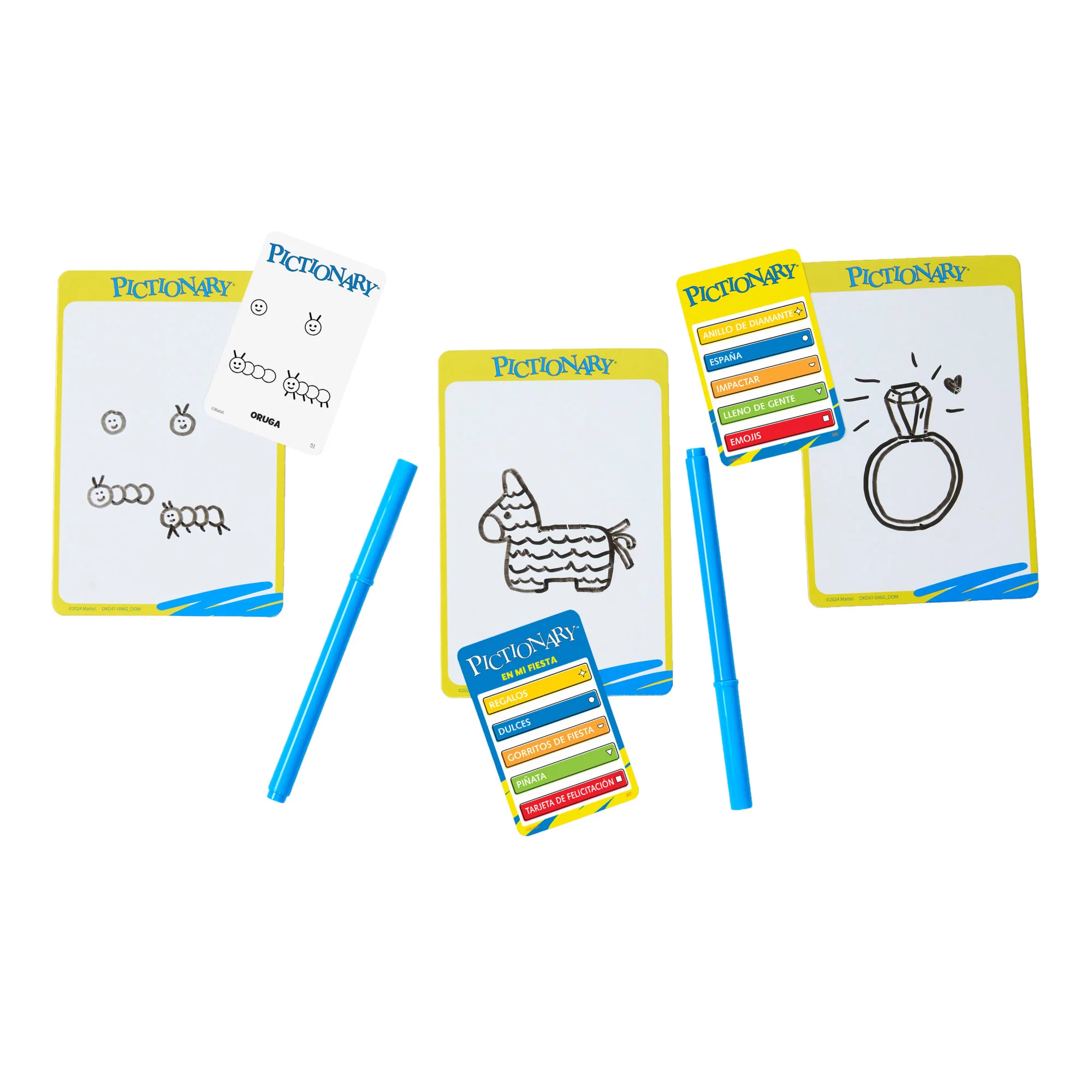 Juego De Mesa Familiar Pictionary Para Niños Y Niñas, Adultos Y Noche De Juego Con Pizarras Y Rotuladores De Tinta Borrable - Image 7