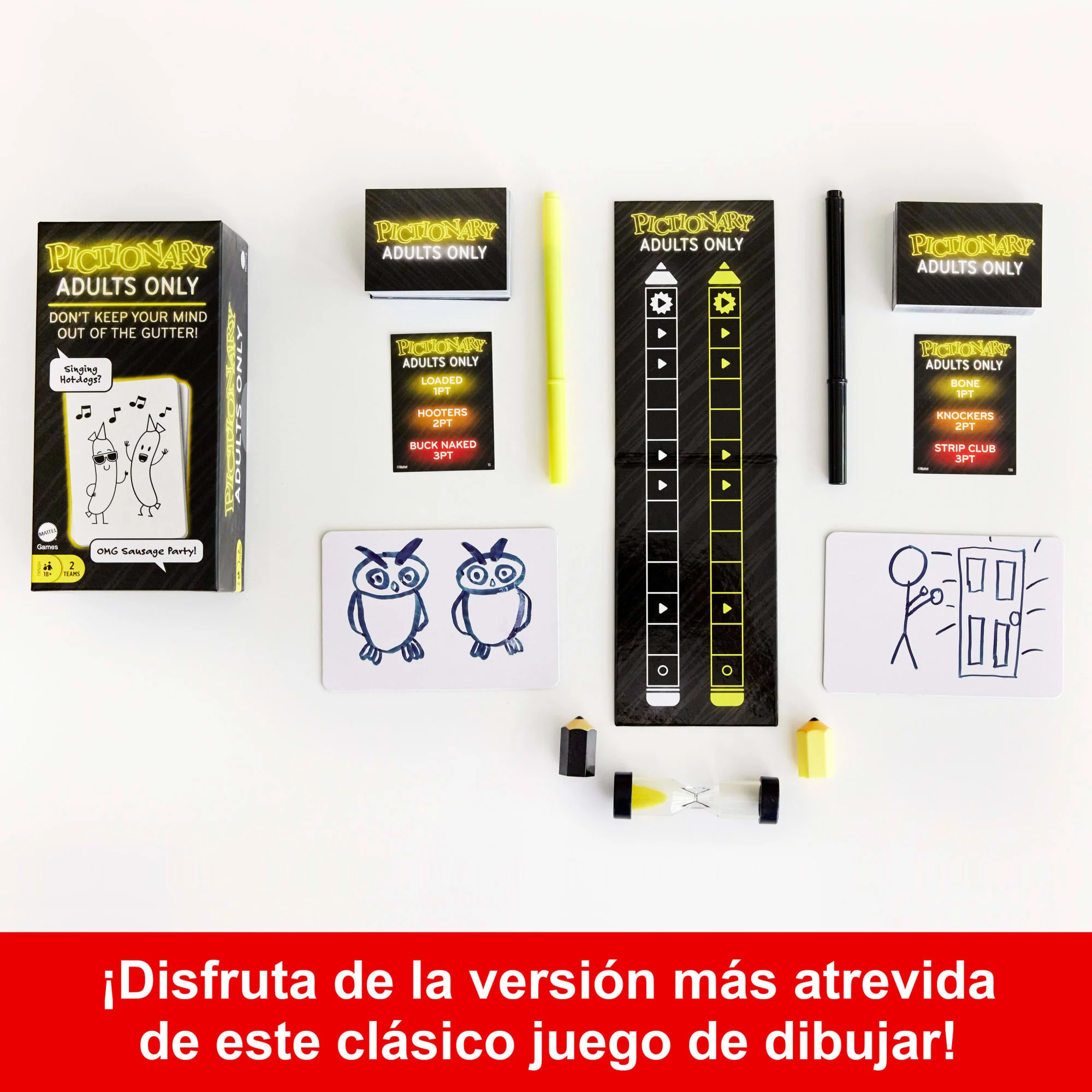 Juego Para Adultos Y Noches De Juegos Pictionary Para Adultos, Juego De Dibujo Con Garabatos Divertidos - Image 3